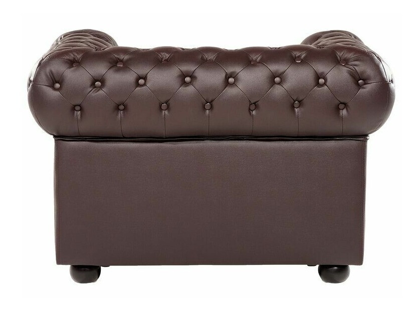 Chesterfield oblazinjeno pohištvo Cirdoro 112 (Temno rjava)