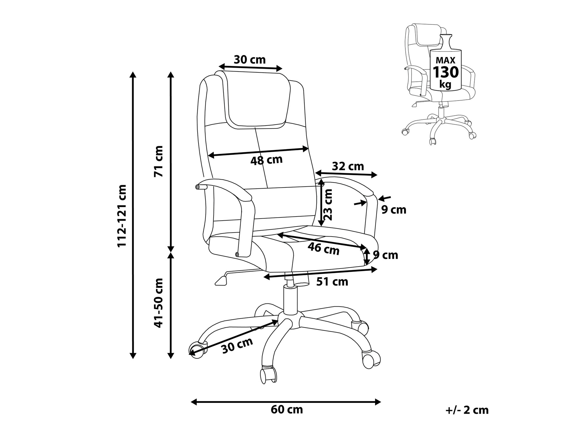 Pisarniški stol Berwyn 942 (Bež)
