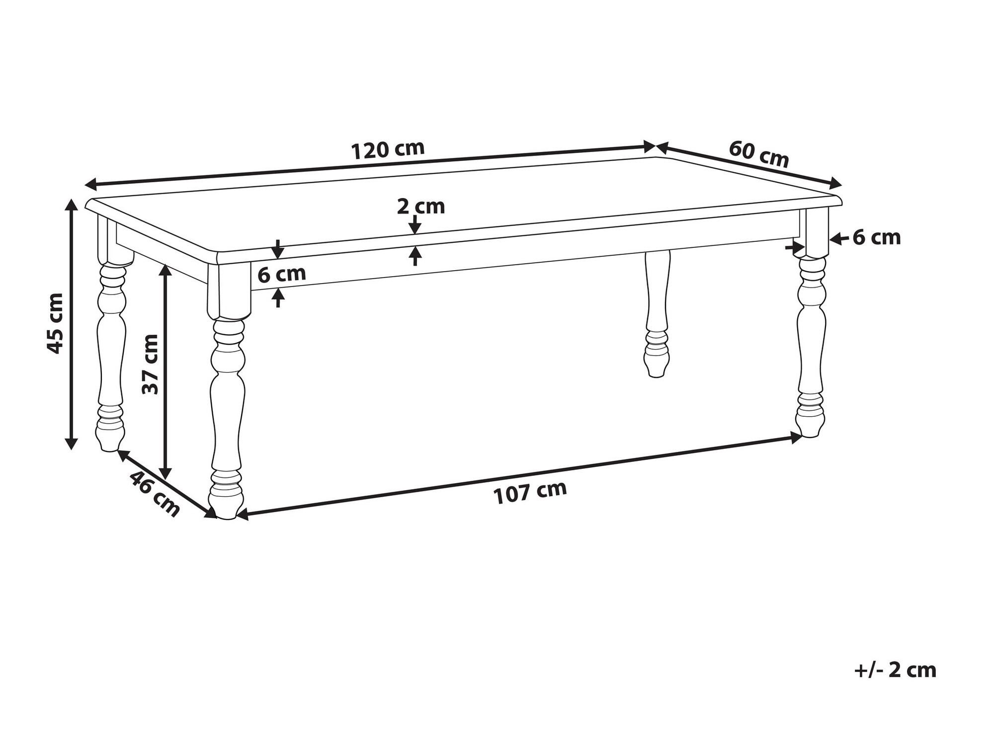 Klubska mizica Berwyn 958