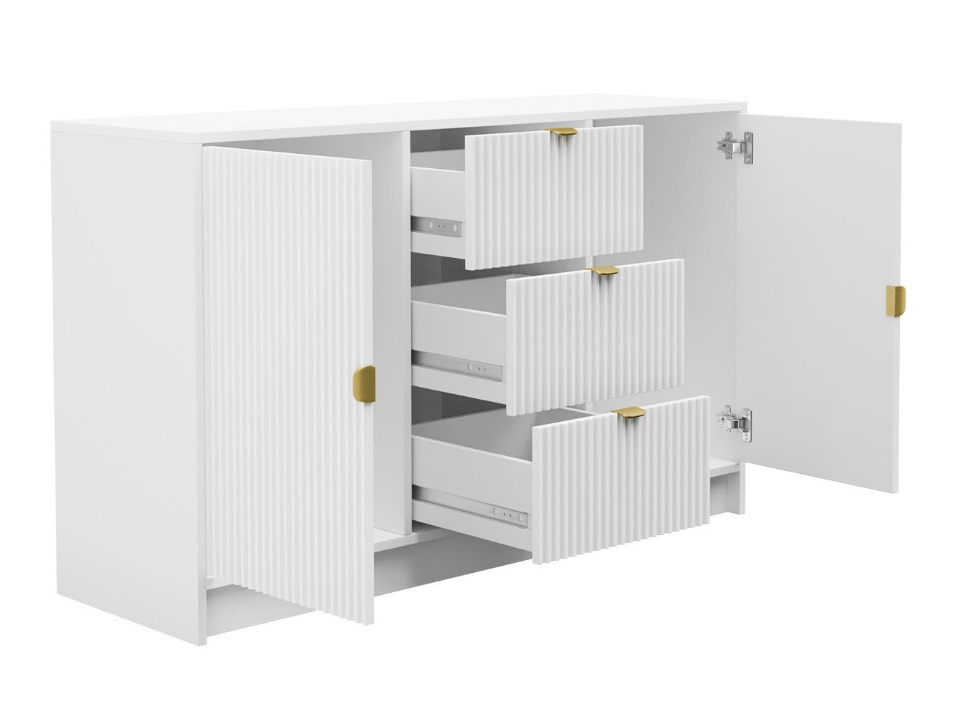 Komoda Comfivo Larmire 101 (Črna)