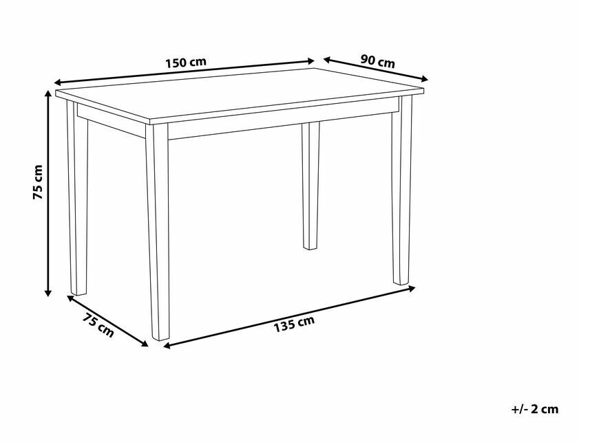 Miza Berwyn 997 (Črna + Svetel les)