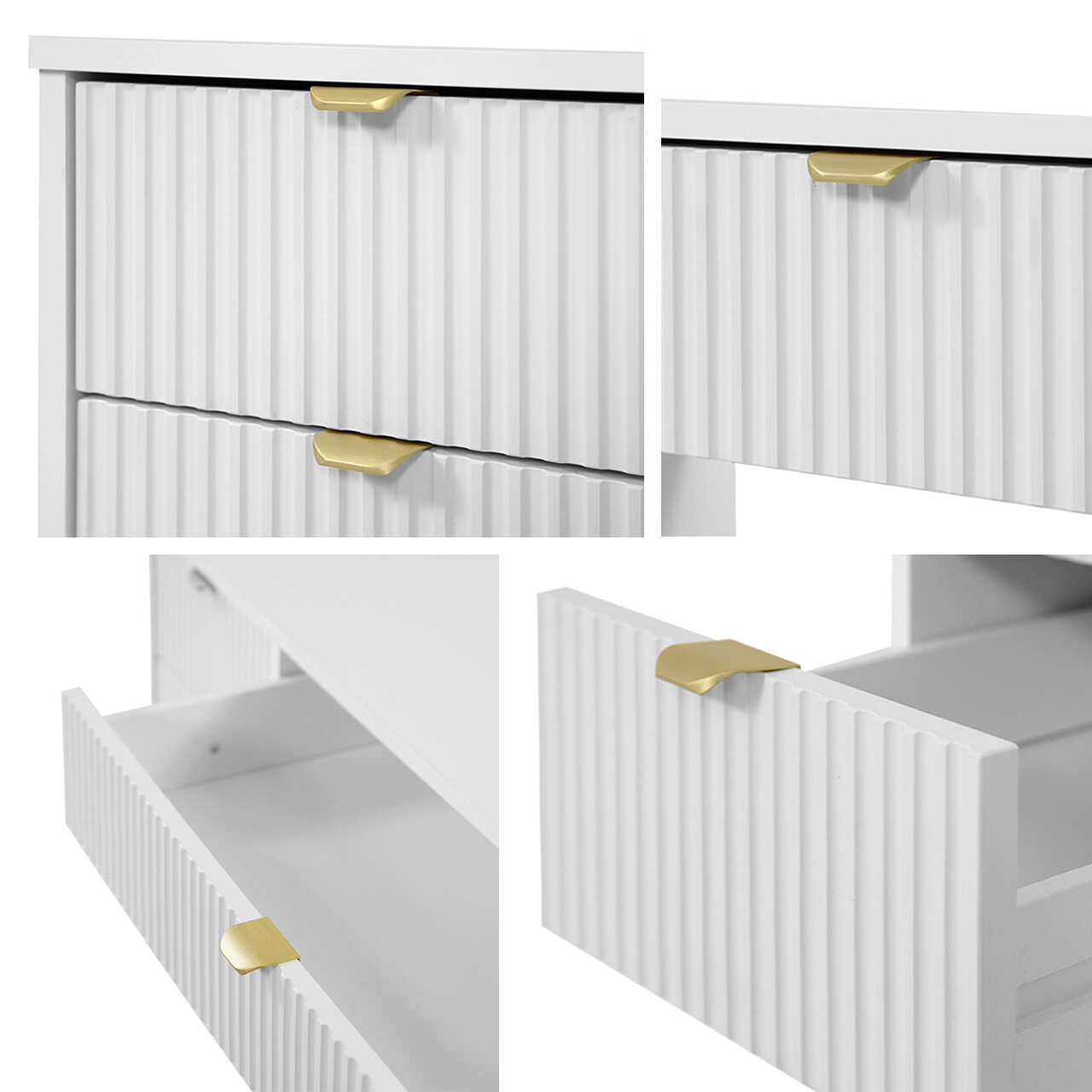 Komplet za dnevno sobo Comfivo Larmire 107 (Bela)