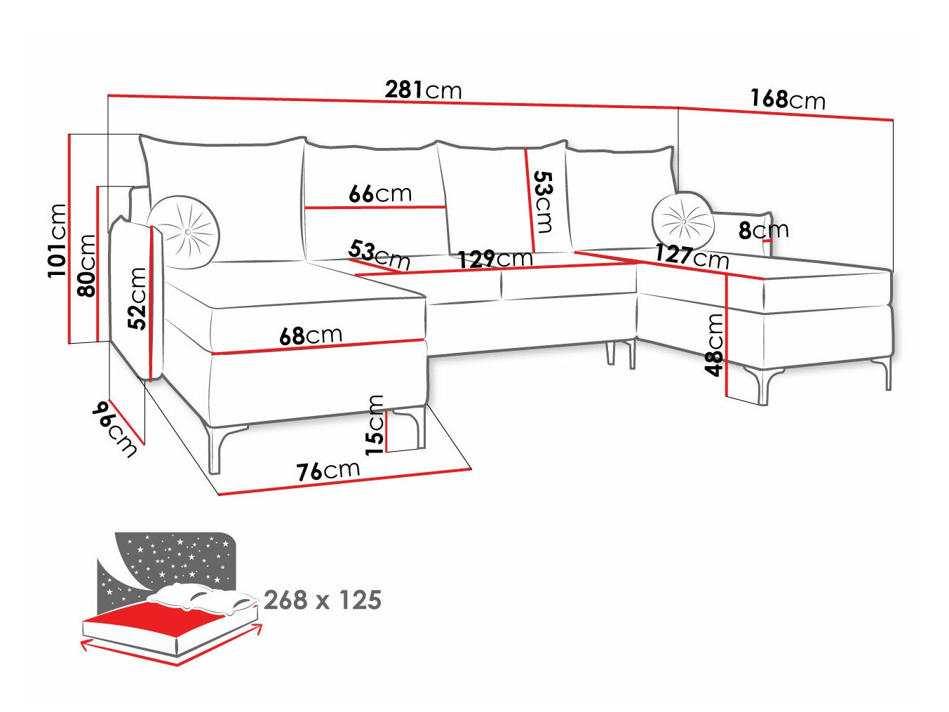 Kotna garnitura Clovis 111 (Manila 33)