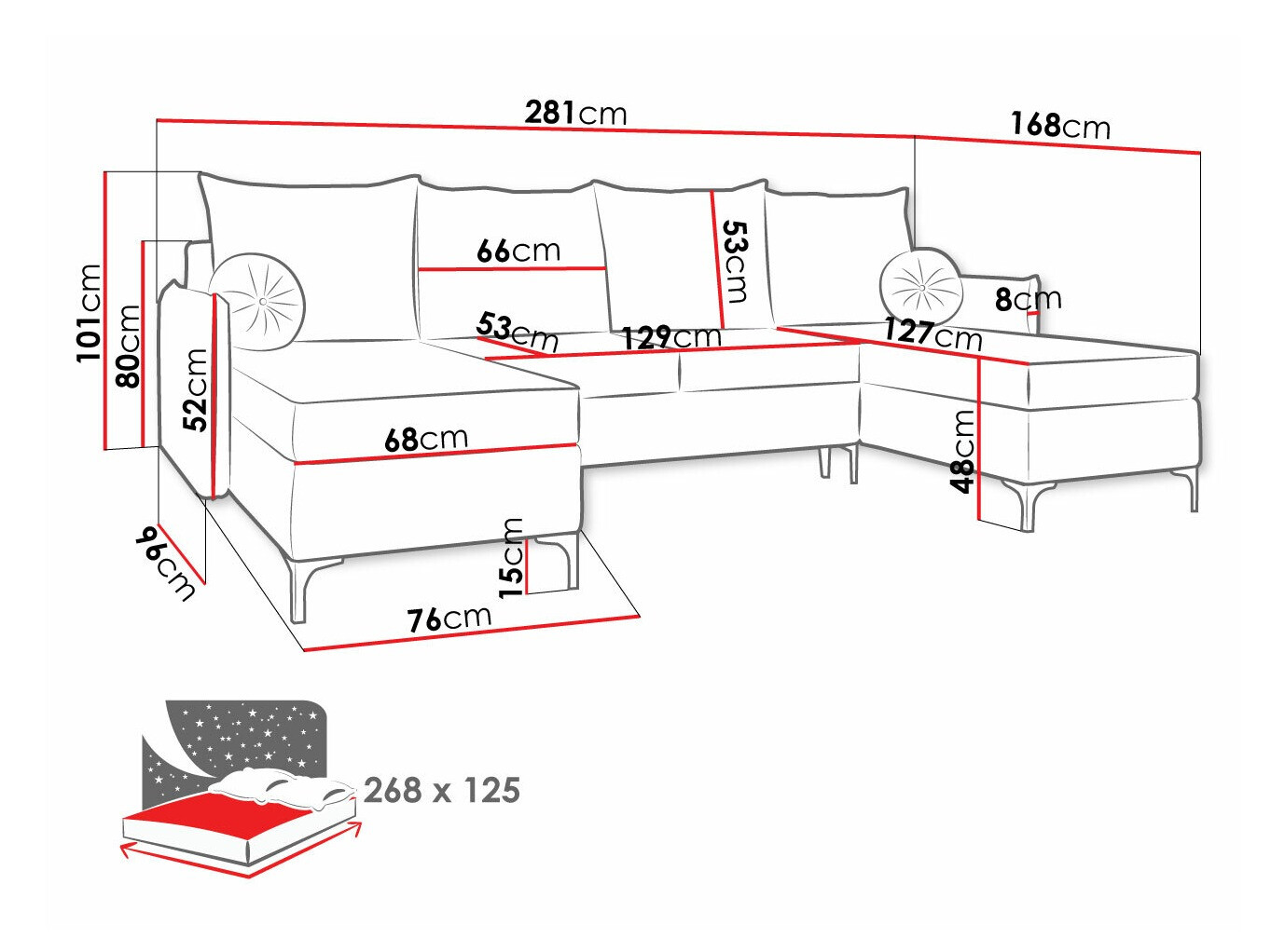 Kotna garnitura Clovis 111 (Manila 35)