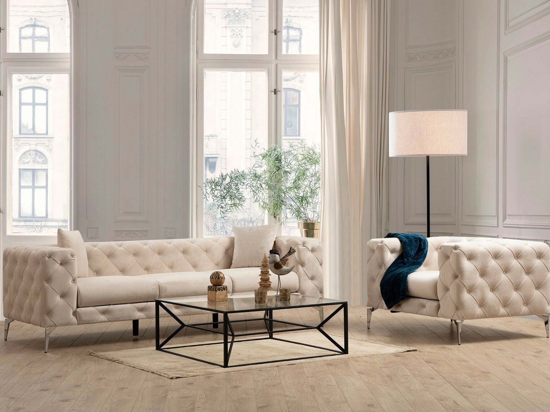 Kavč chesterfield Altadena 356 (Bež)