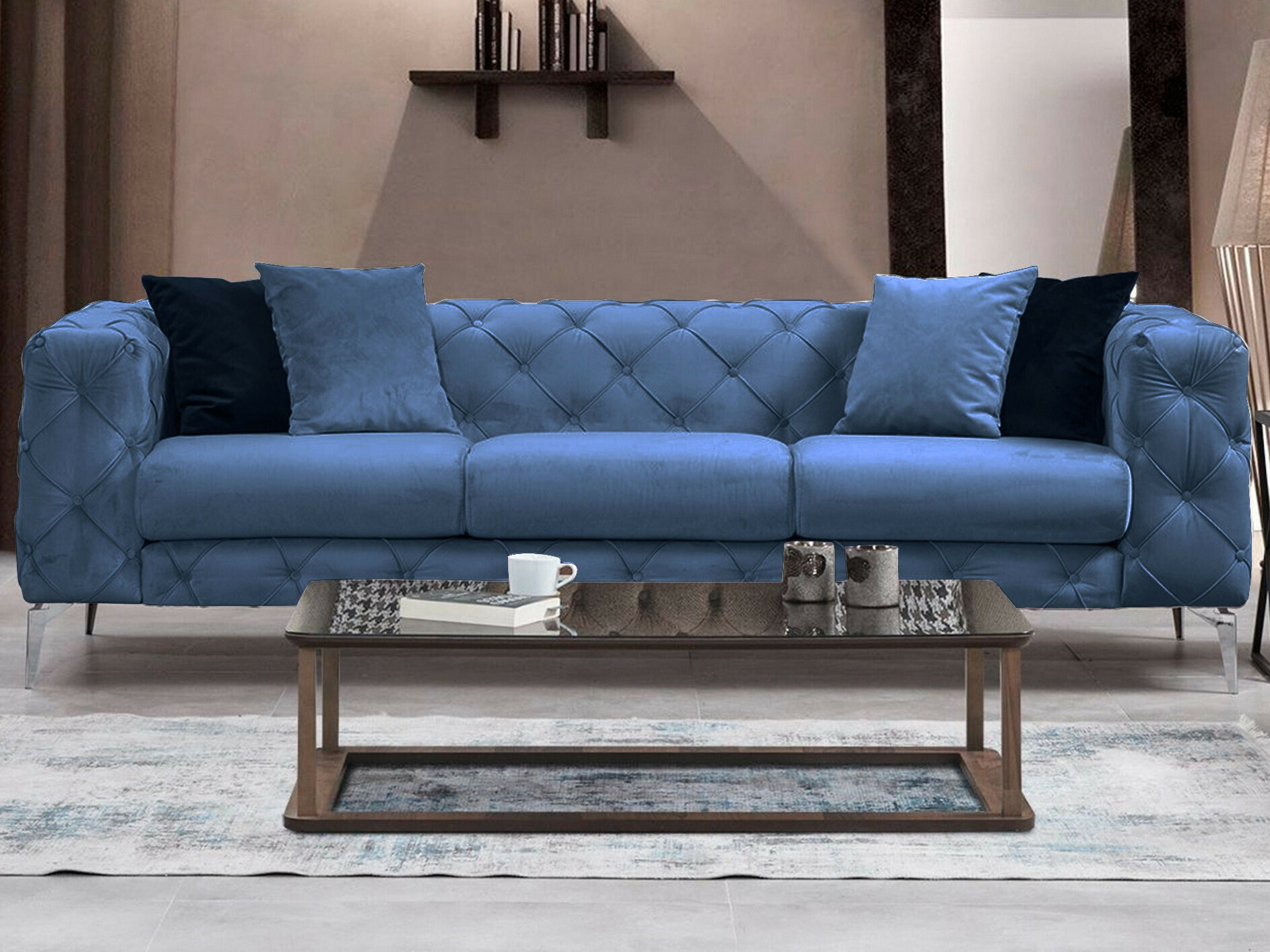 Kavč chesterfield Altadena 356 (Modra)