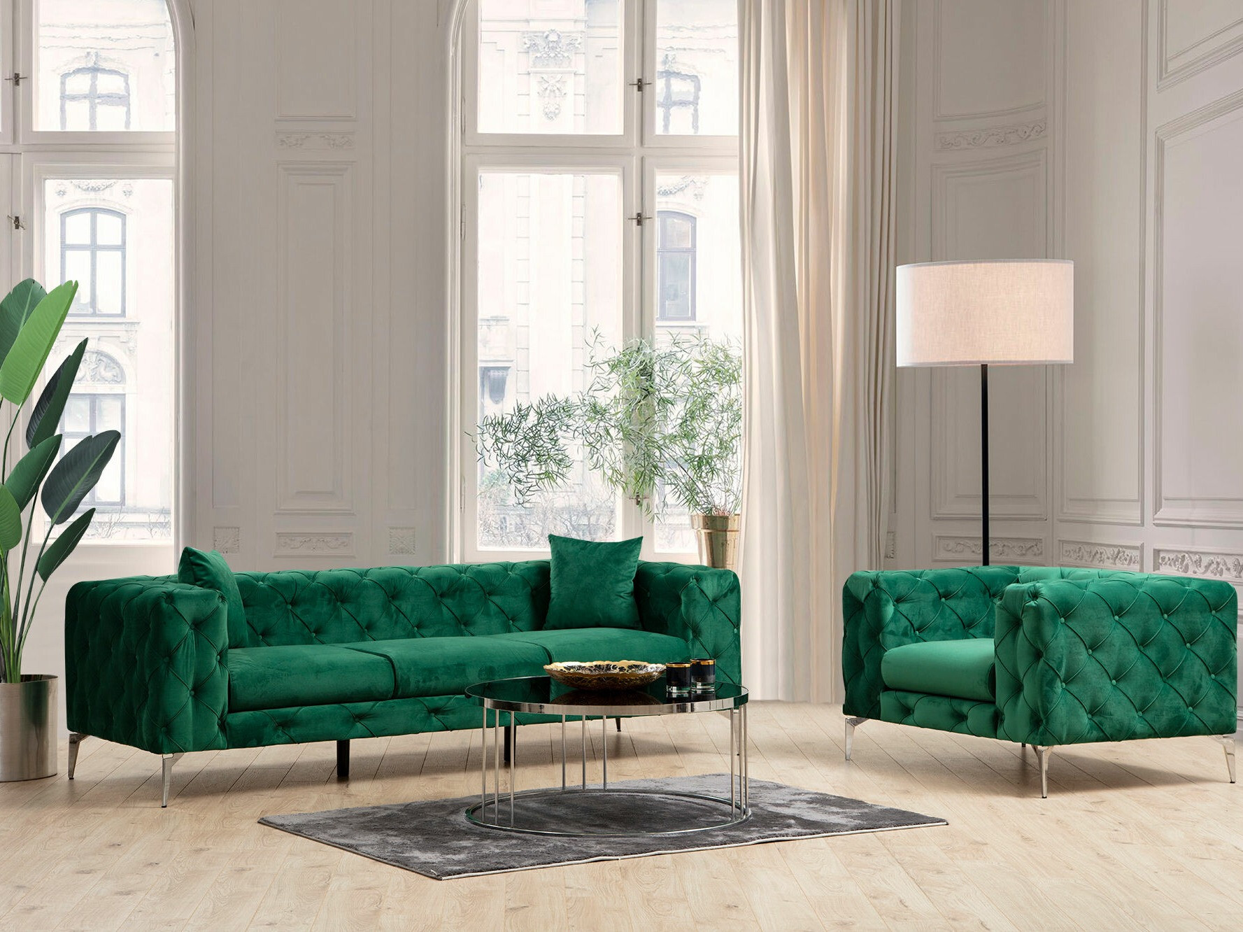 Kavč chesterfield Altadena 356 (Zelena)