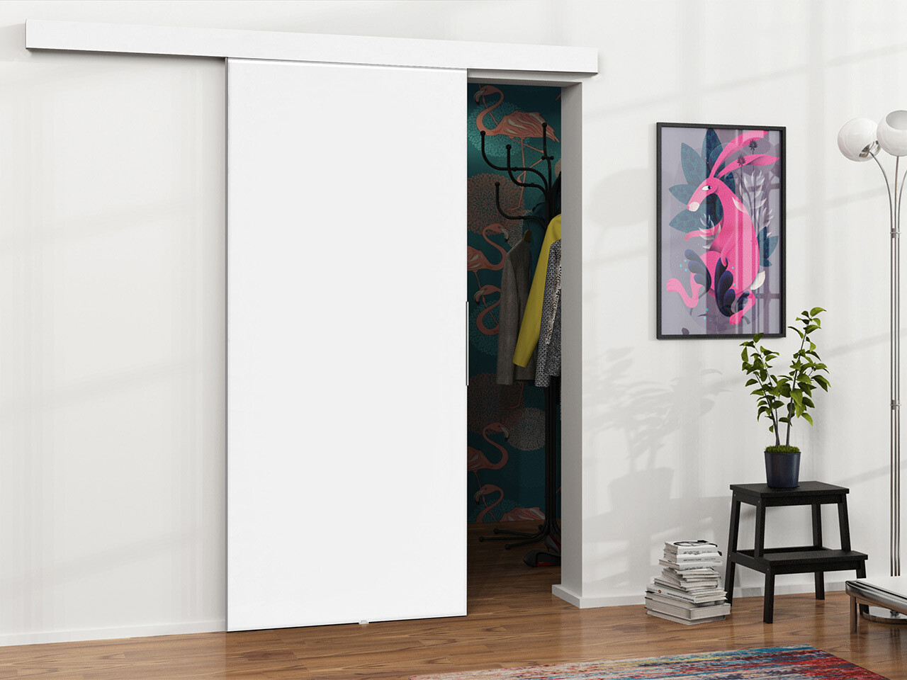 Drsna vrata Dover 217 (Bela)