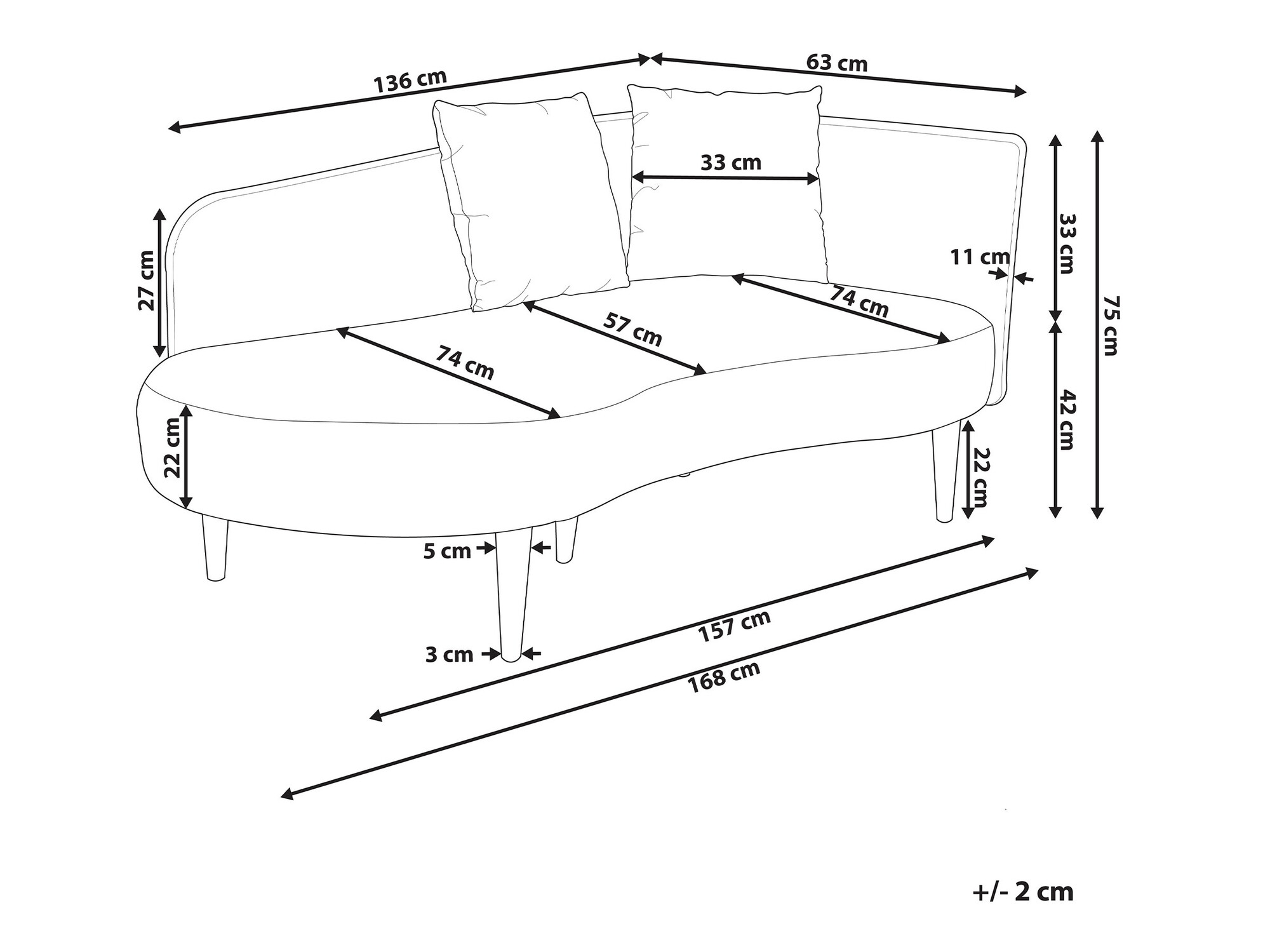 Počivalnik Berwyn 537 (Taupe)