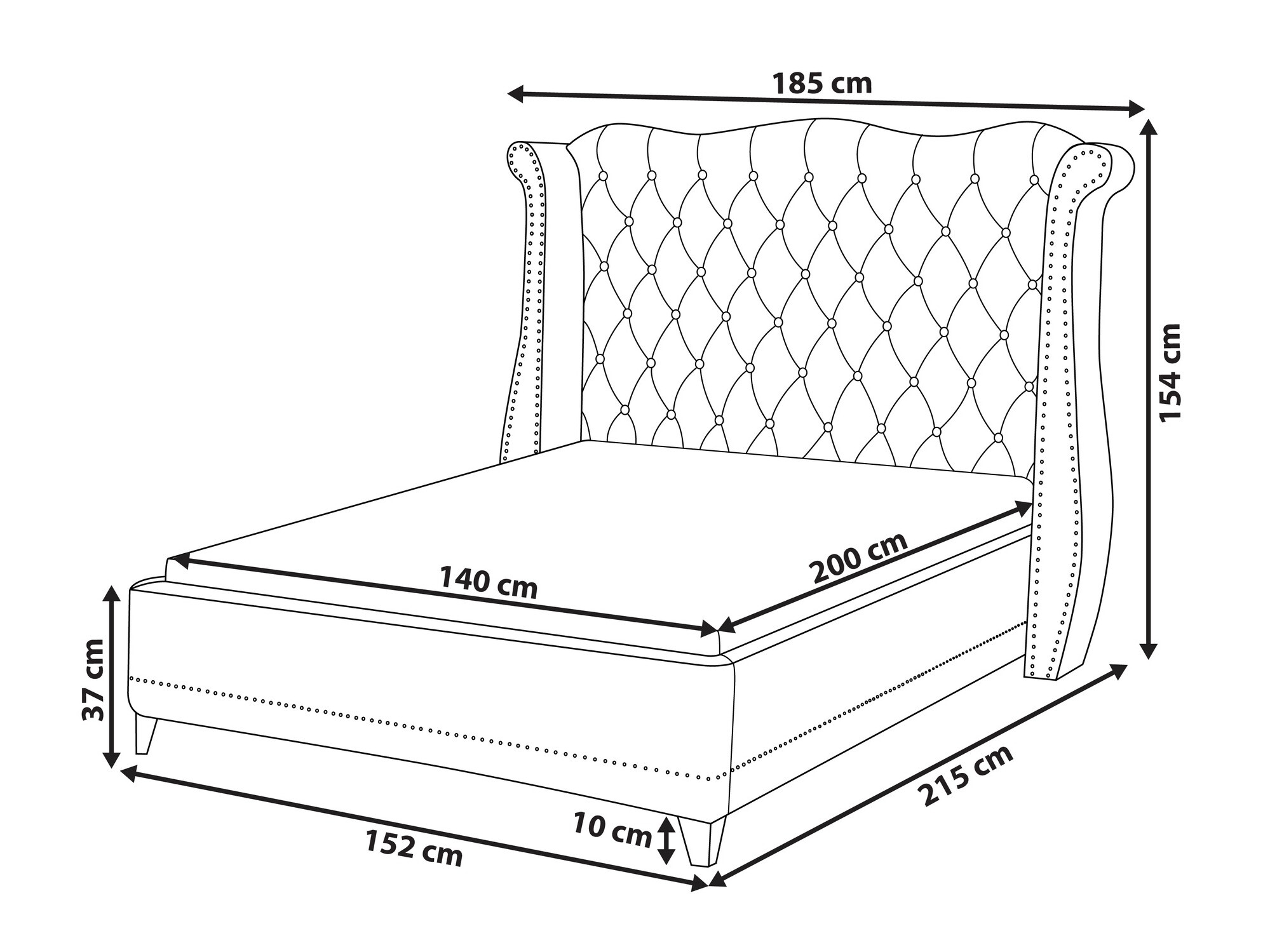 Postelja Berwyn 1013 (Bež)