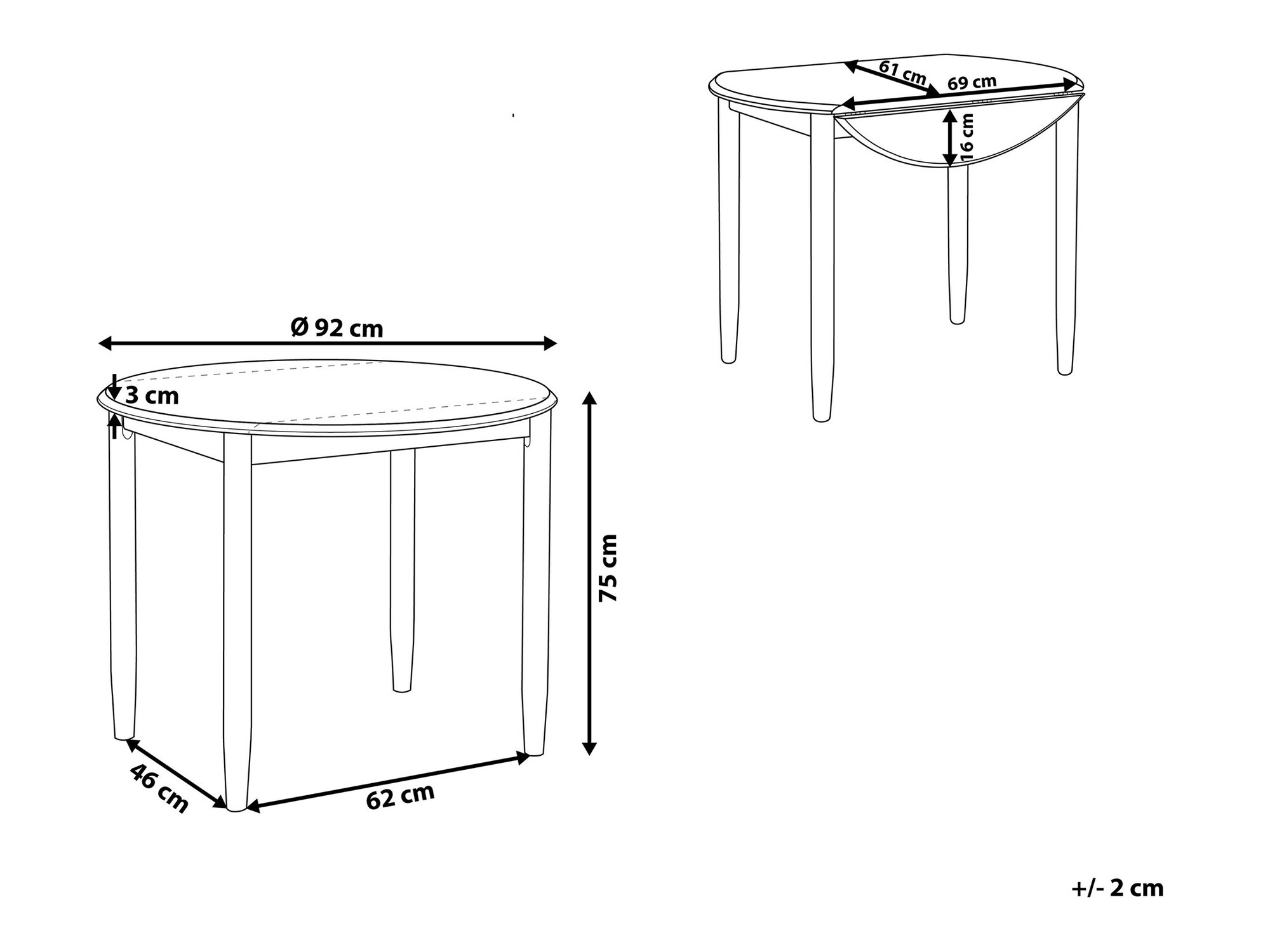 Miza Berwyn 1043