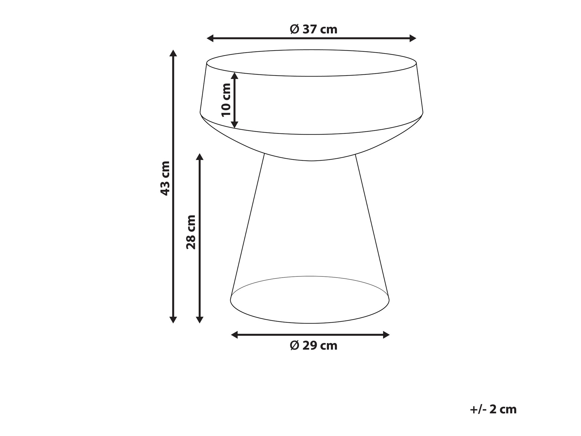 Stranska mizica Berwyn 1040 (Rjava)