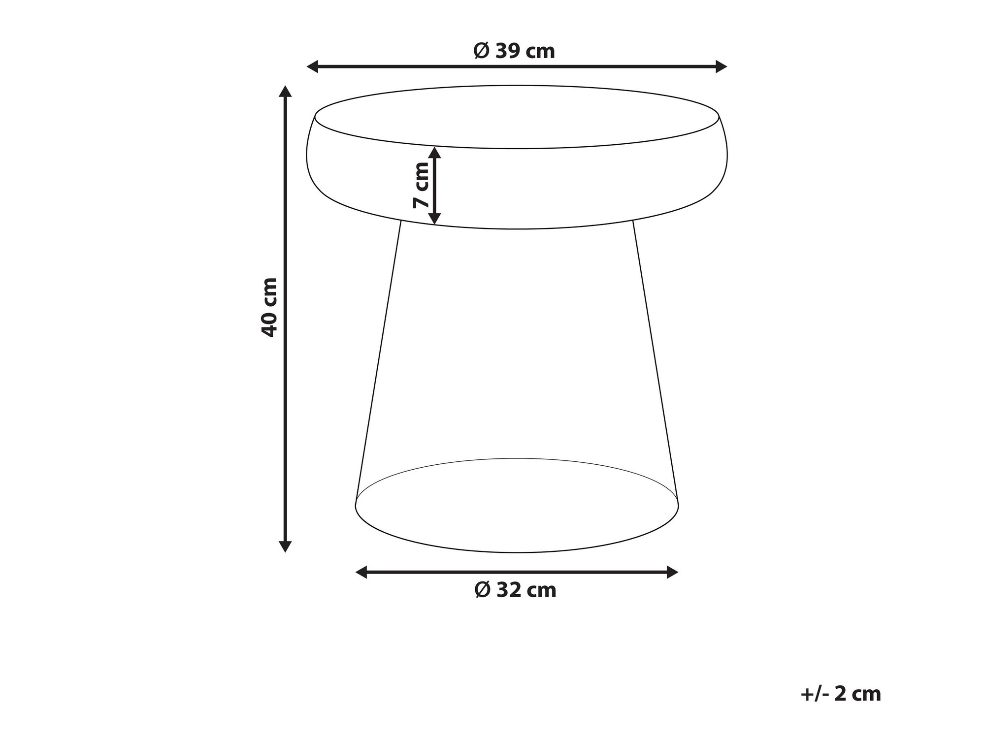 Stranska mizica Berwyn 1051 (Rjava)