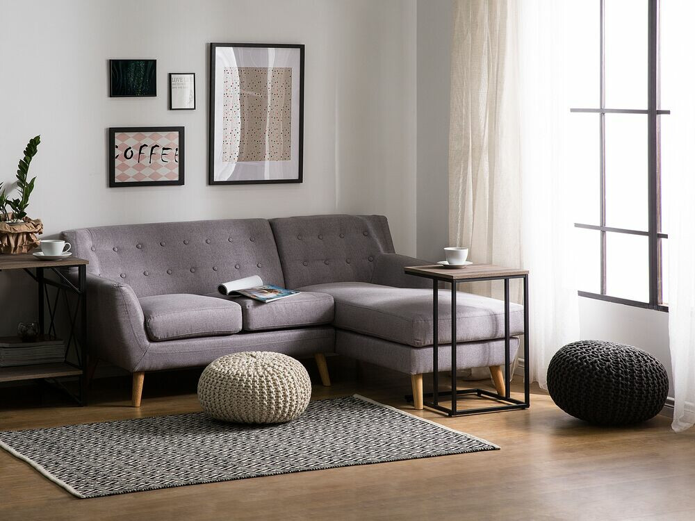 Stranska mizica Berwyn 1077 (Taupe + Črna)