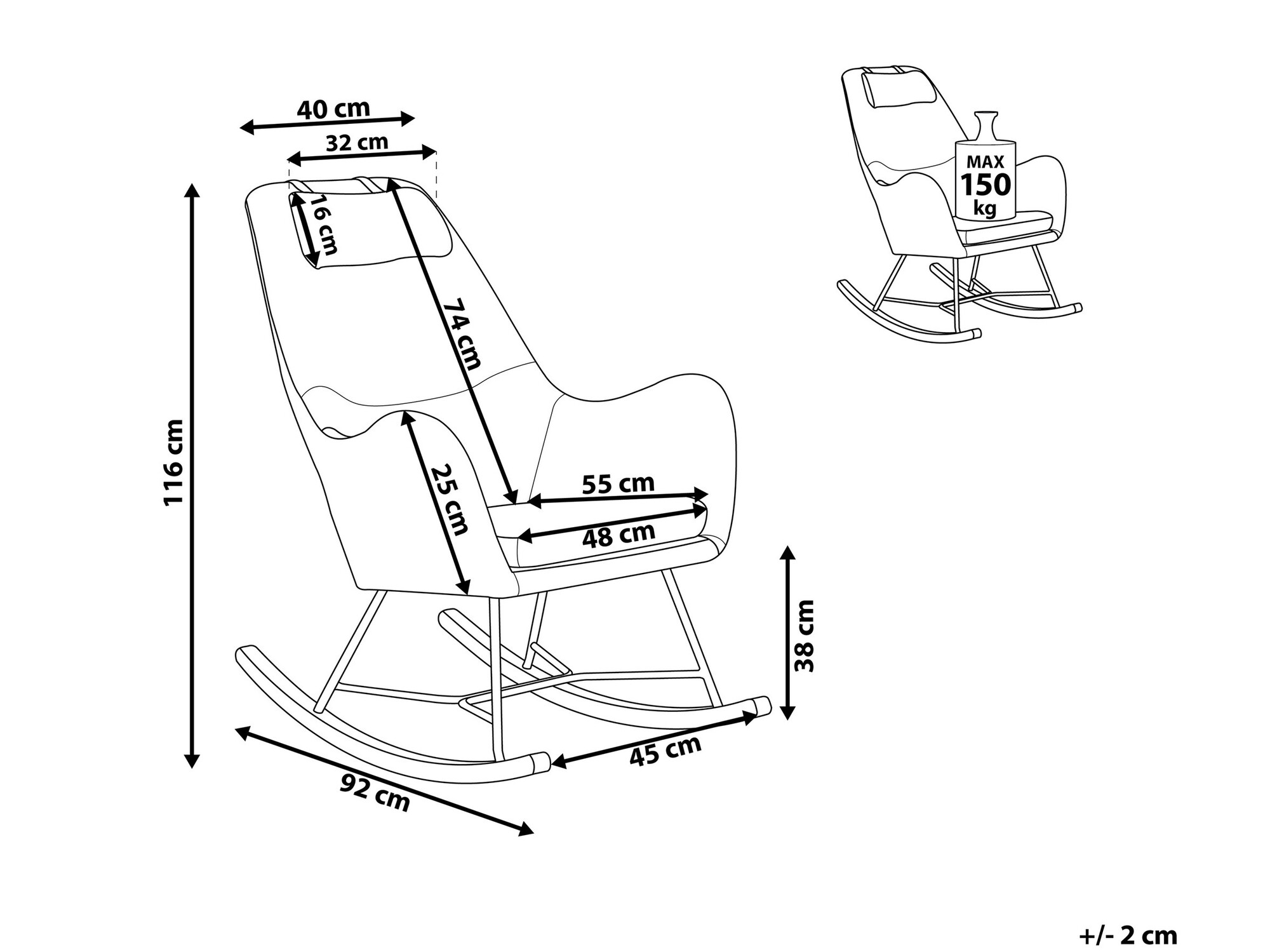 Gugalnik Berwyn 1110 (Bež)
