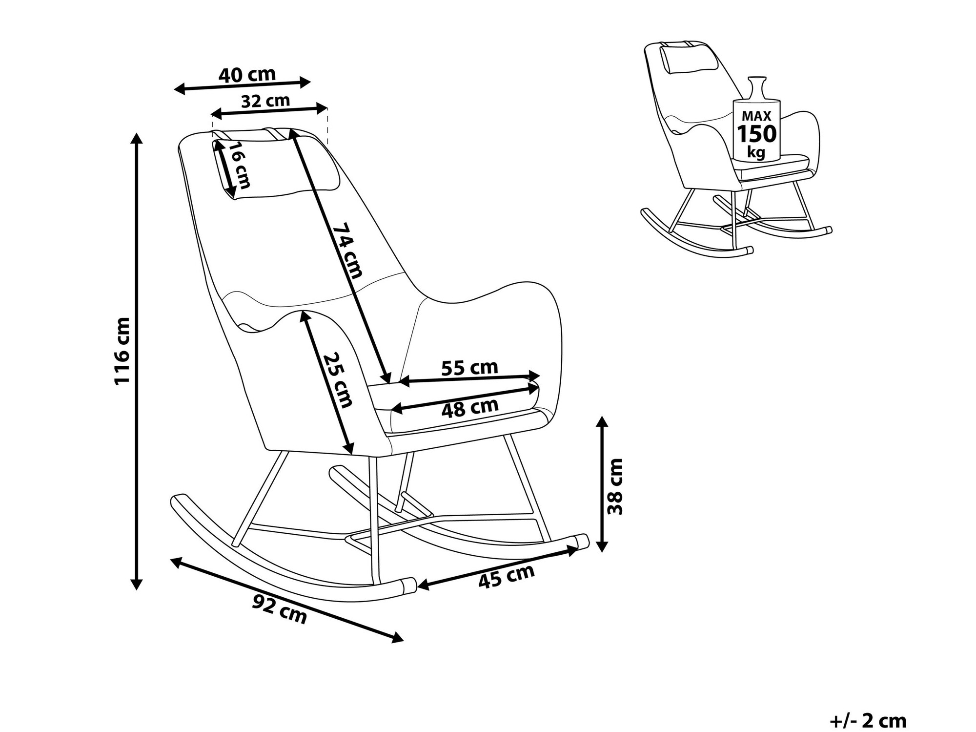 Gugalnik Berwyn 1110 (Temno siva)