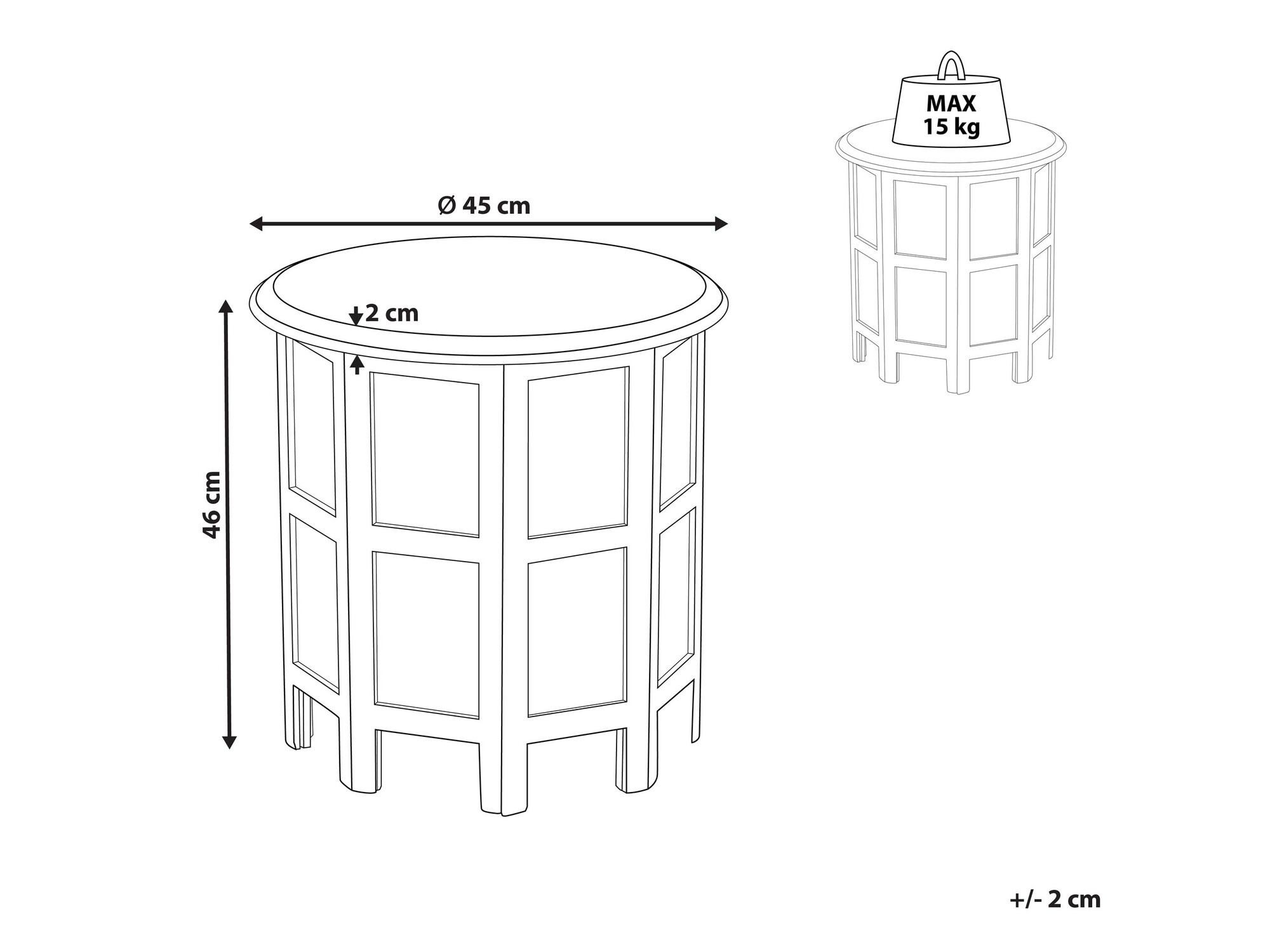 Stranska mizica Berwyn 1095