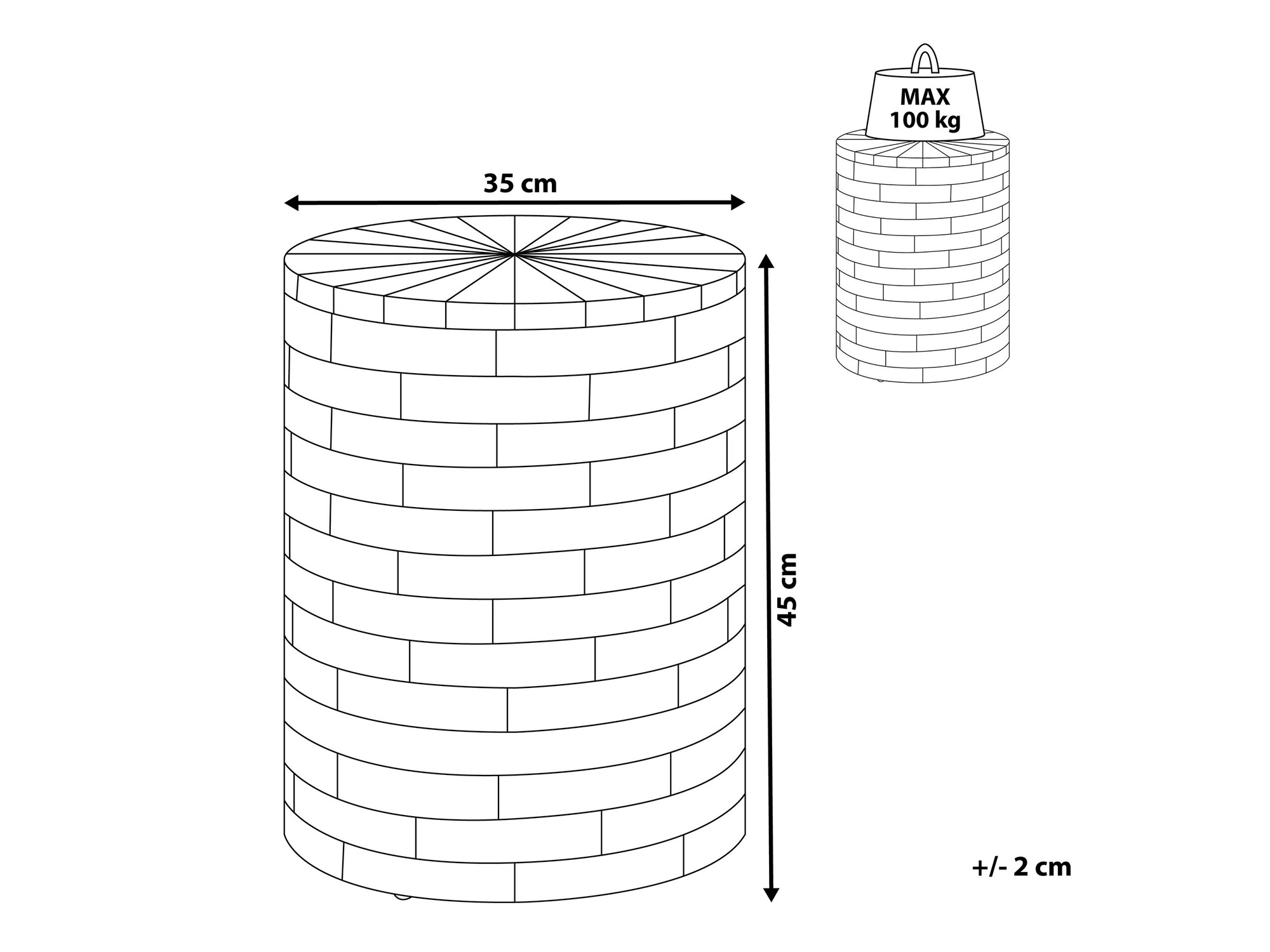 Stranska mizica Berwyn 1099