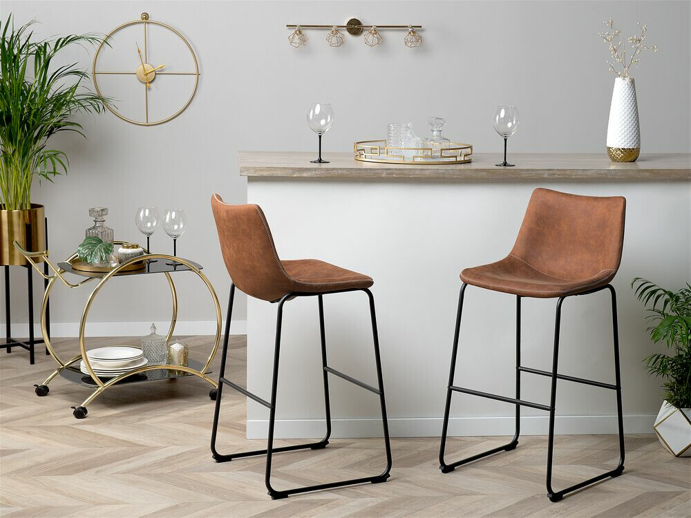 Komplet barskih stolov Berwyn 1125 (Rjava)