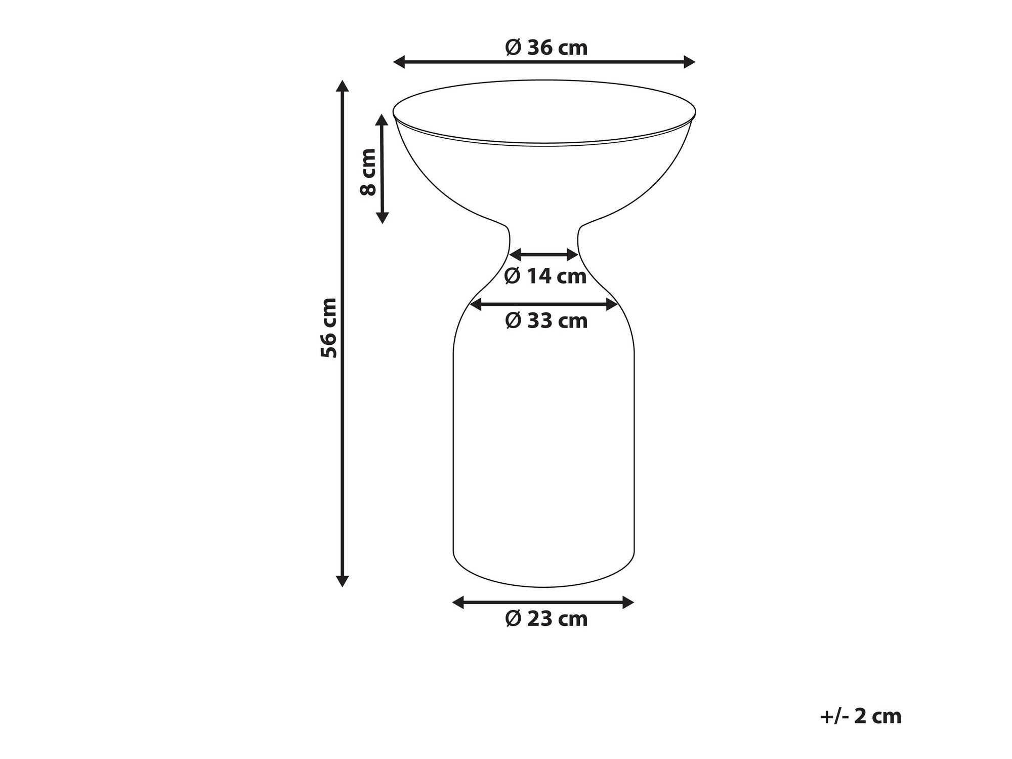 Stranska mizica Berwyn 1177 (Črna)