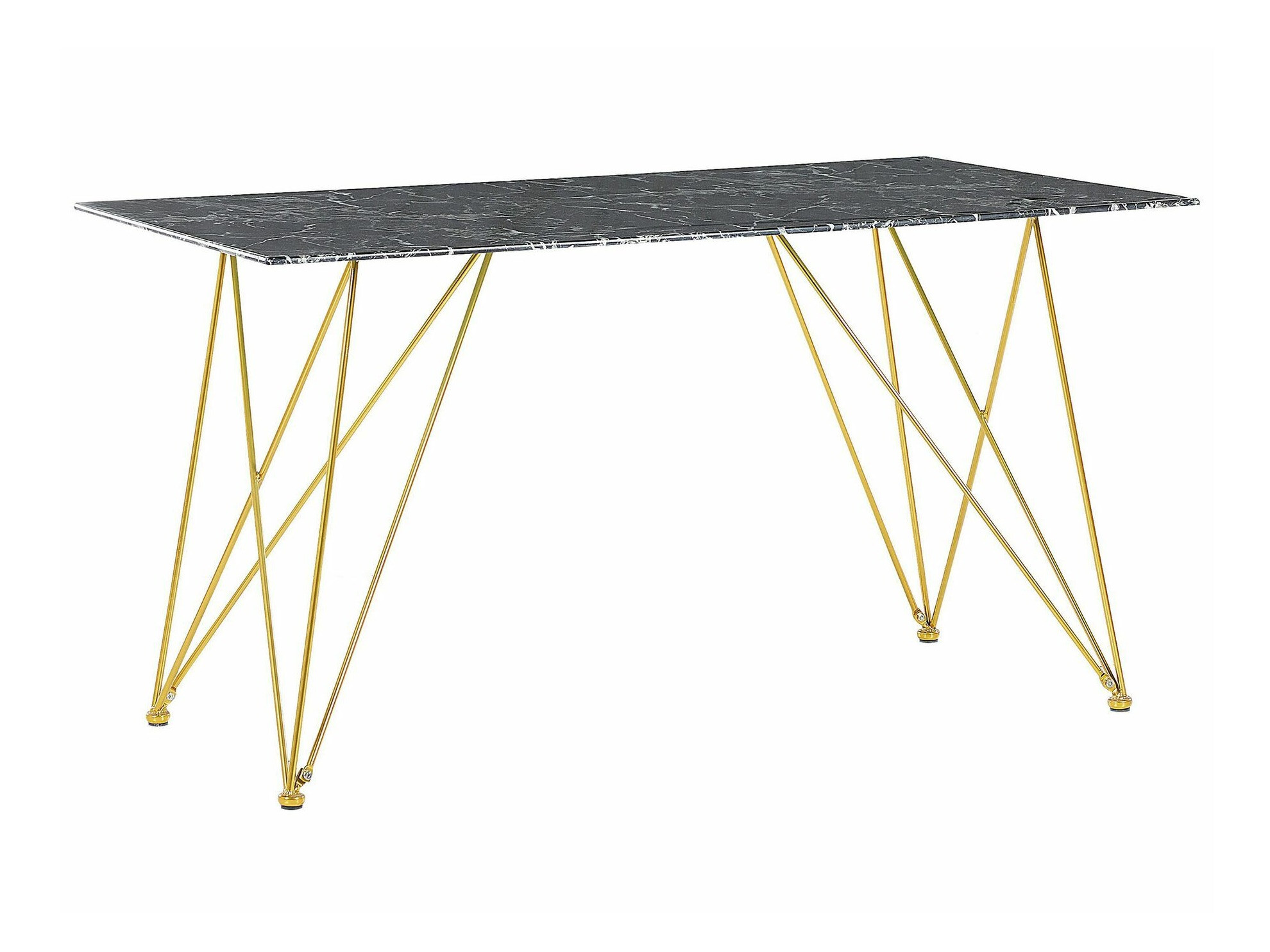 Miza Berwyn 1233 (Zlata + Črni marmor)