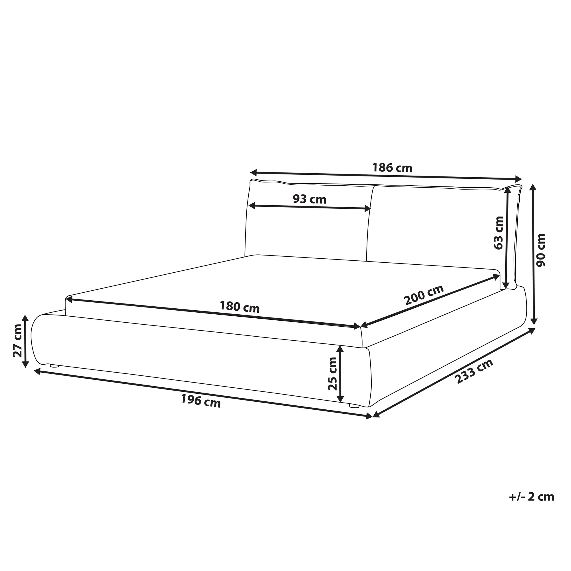Postelja Berwyn 1262 (Bež)