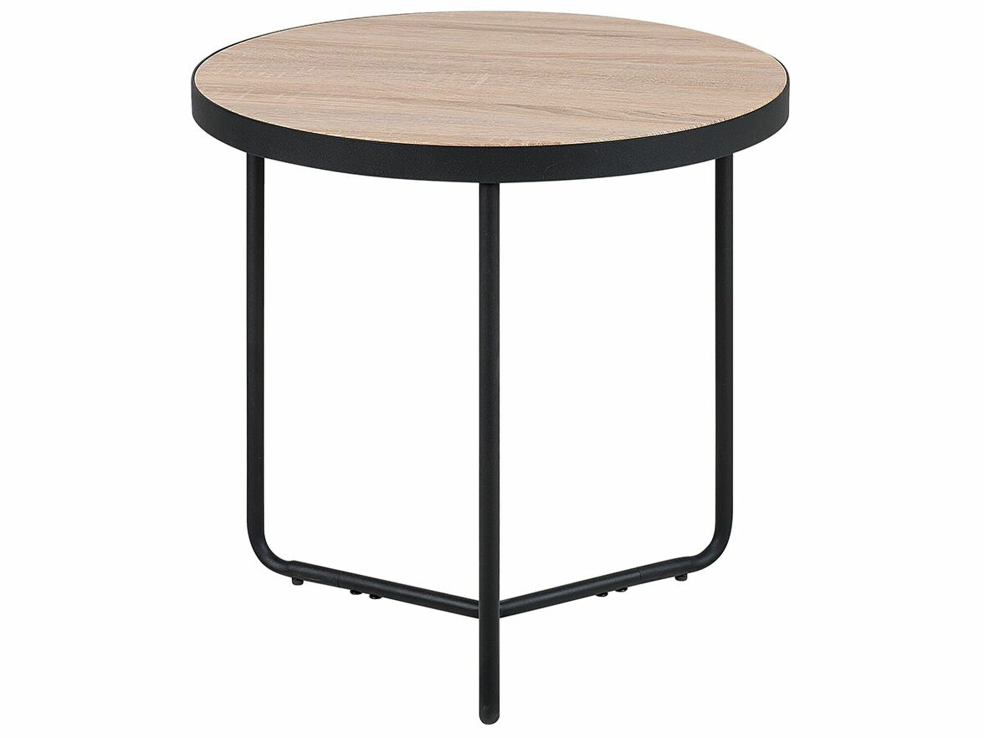 Komplet klubskih mizic Berwyn 789 (Svetel les + Črna)