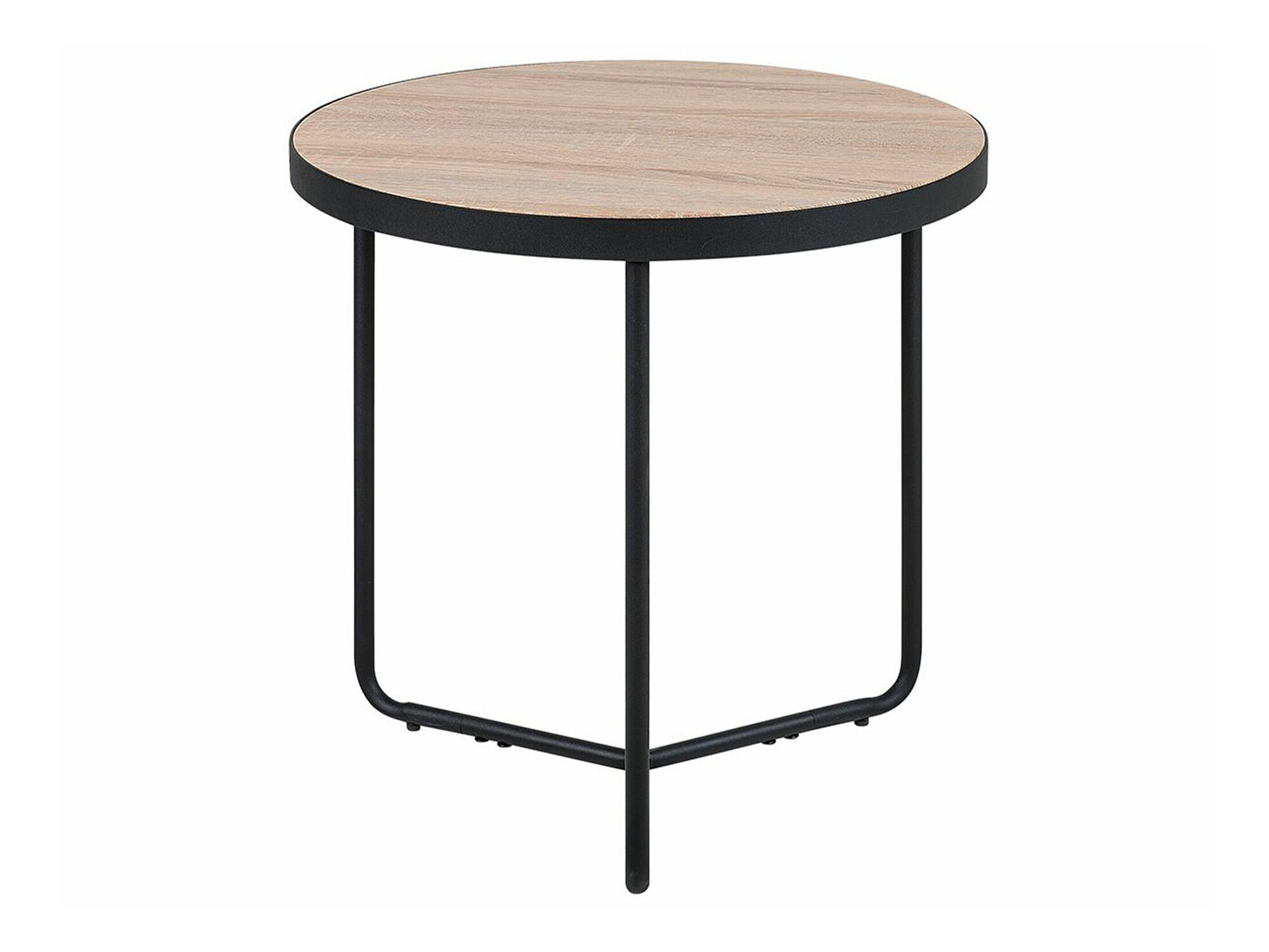 Komplet klubskih mizic Berwyn 790 (Svetel les + Črna)