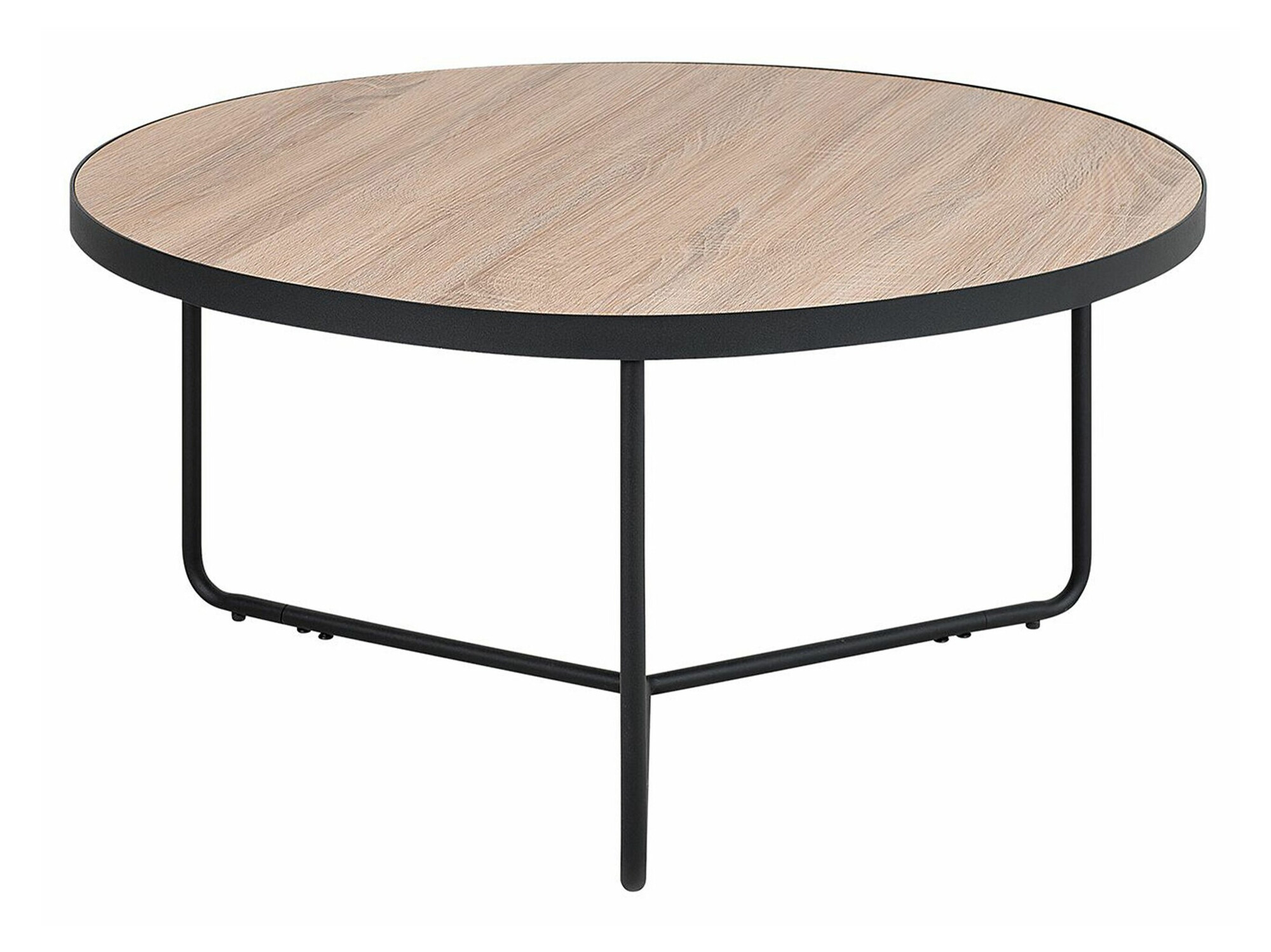 Komplet klubskih mizic Berwyn 791 (Svetel les + Črna)