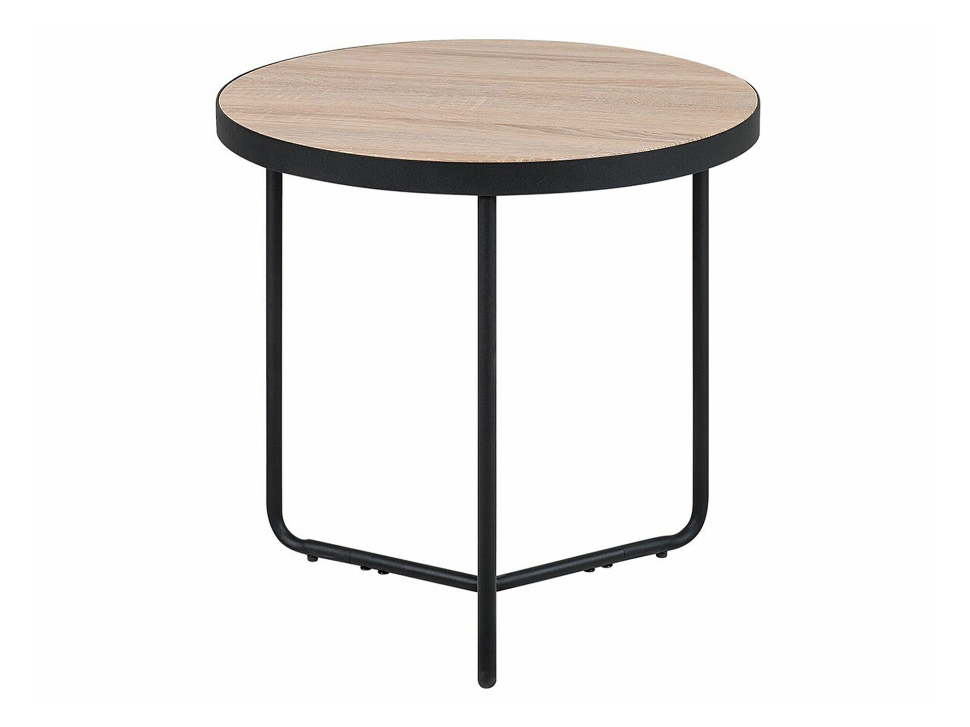 Komplet klubskih mizic Berwyn 791 (Svetel les + Črna)