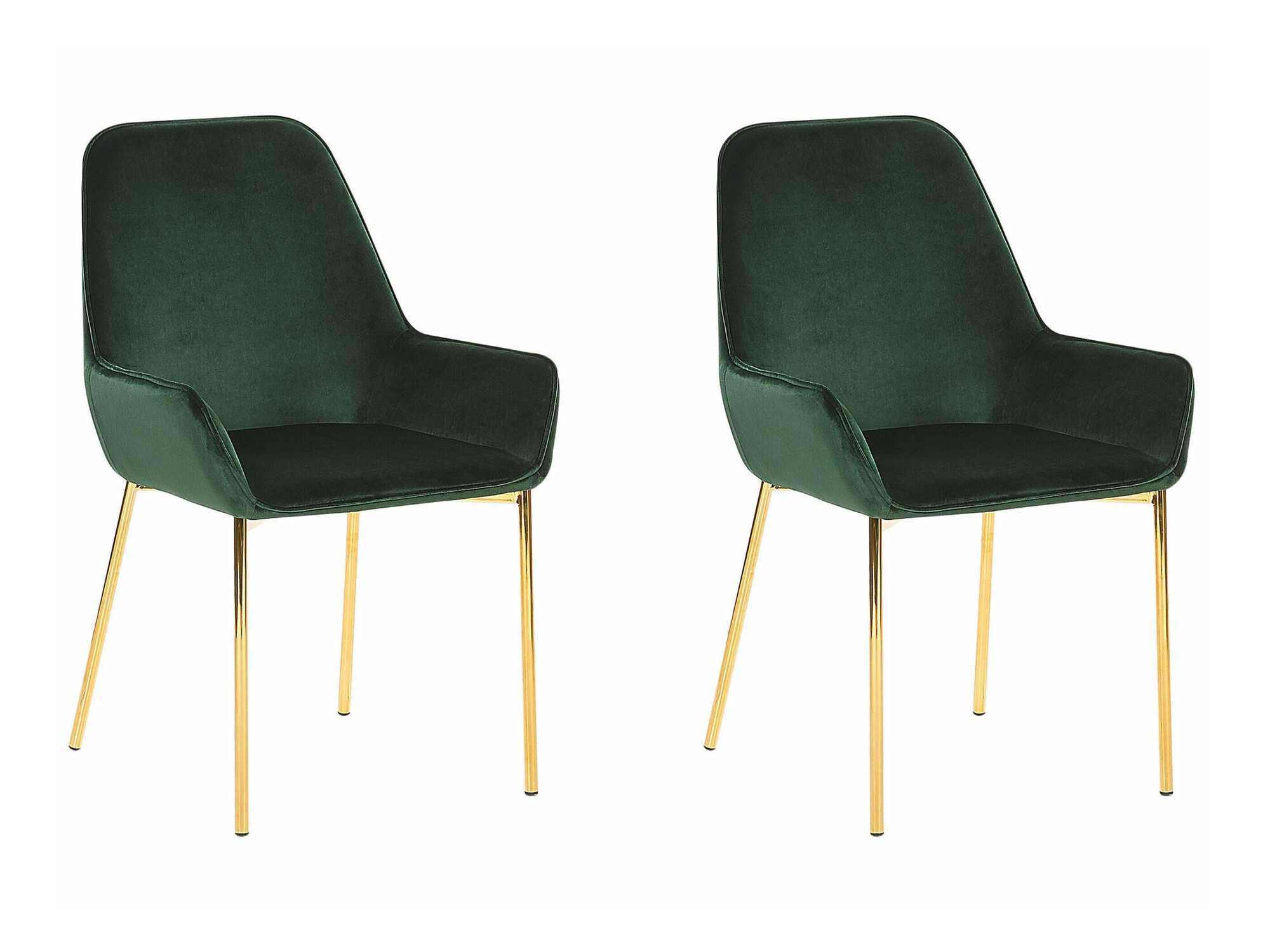 Komplet stolov Berwyn 1295 (Zelena + Zlata)