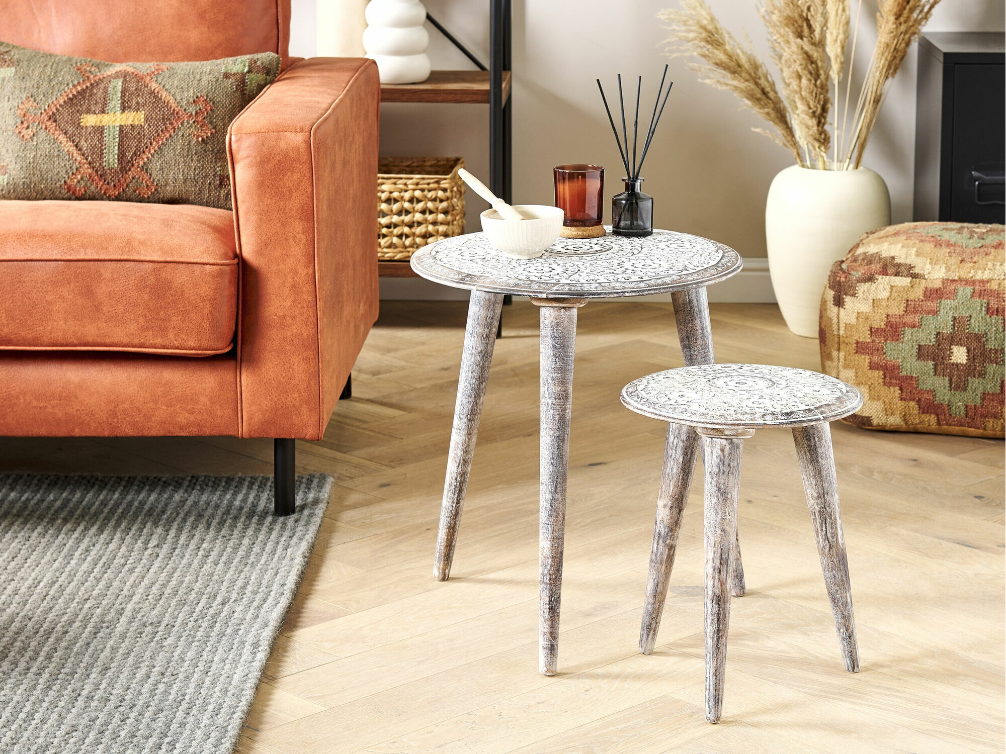 Komplet stranskih mizic Berwyn 1301