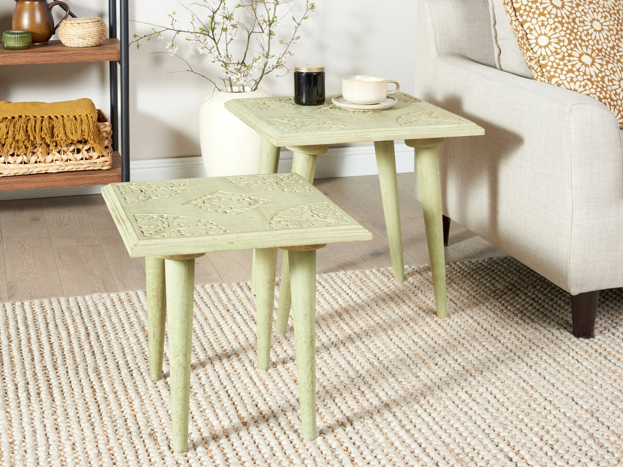 Komplet klubskih mizic Berwyn 1305