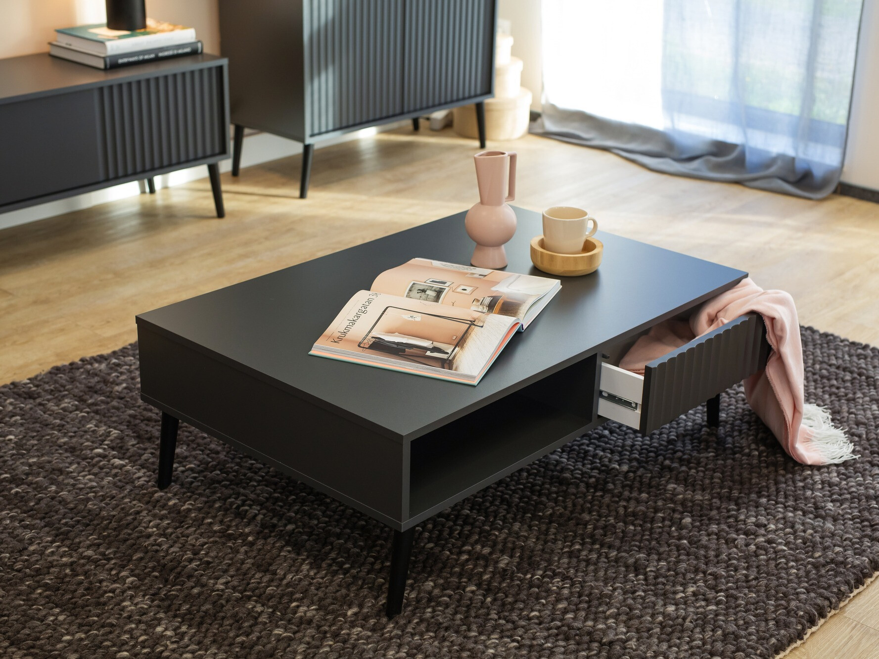 Klubska mizica Cirferi 103 (Antracit)