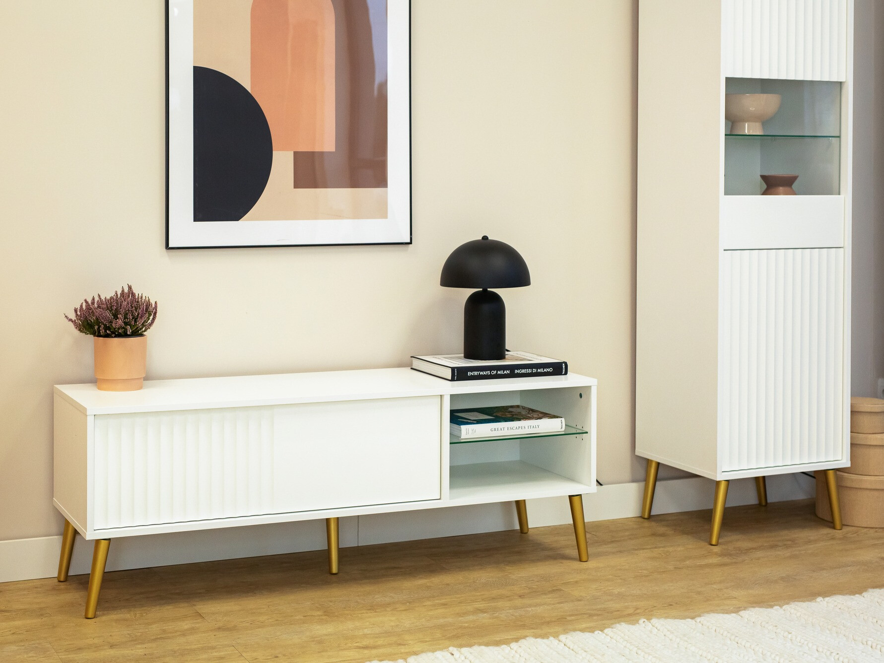 TV-omarica Cirferi 104 (Bela + Zlata)