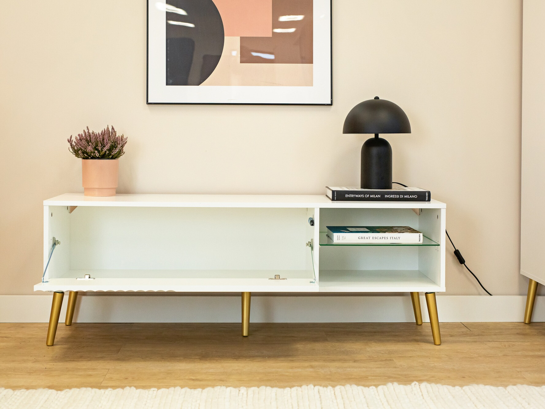 TV-omarica Cirferi 104 (Bela + Zlata)