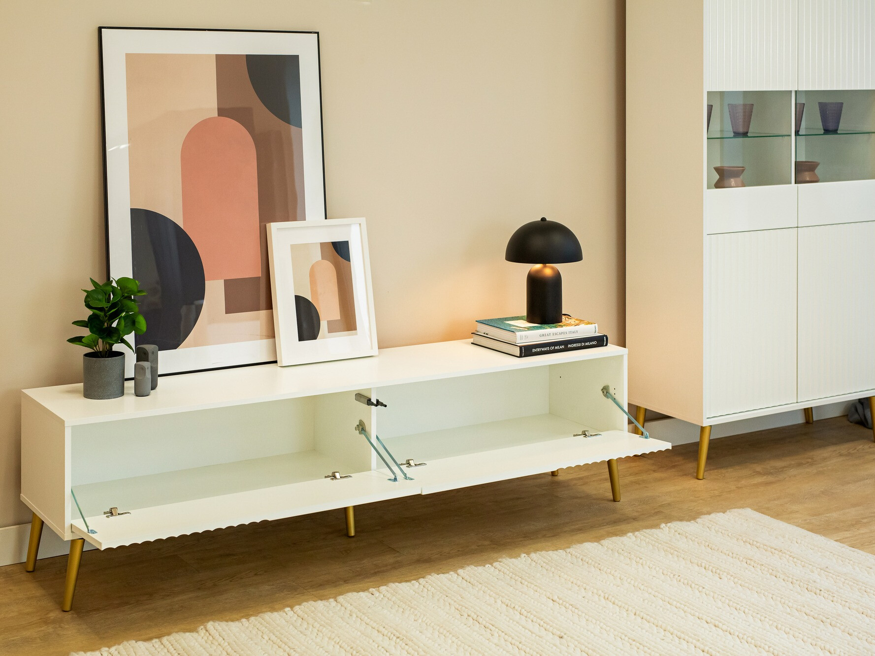 TV-omarica Cirferi 105 (Bela + Zlata)