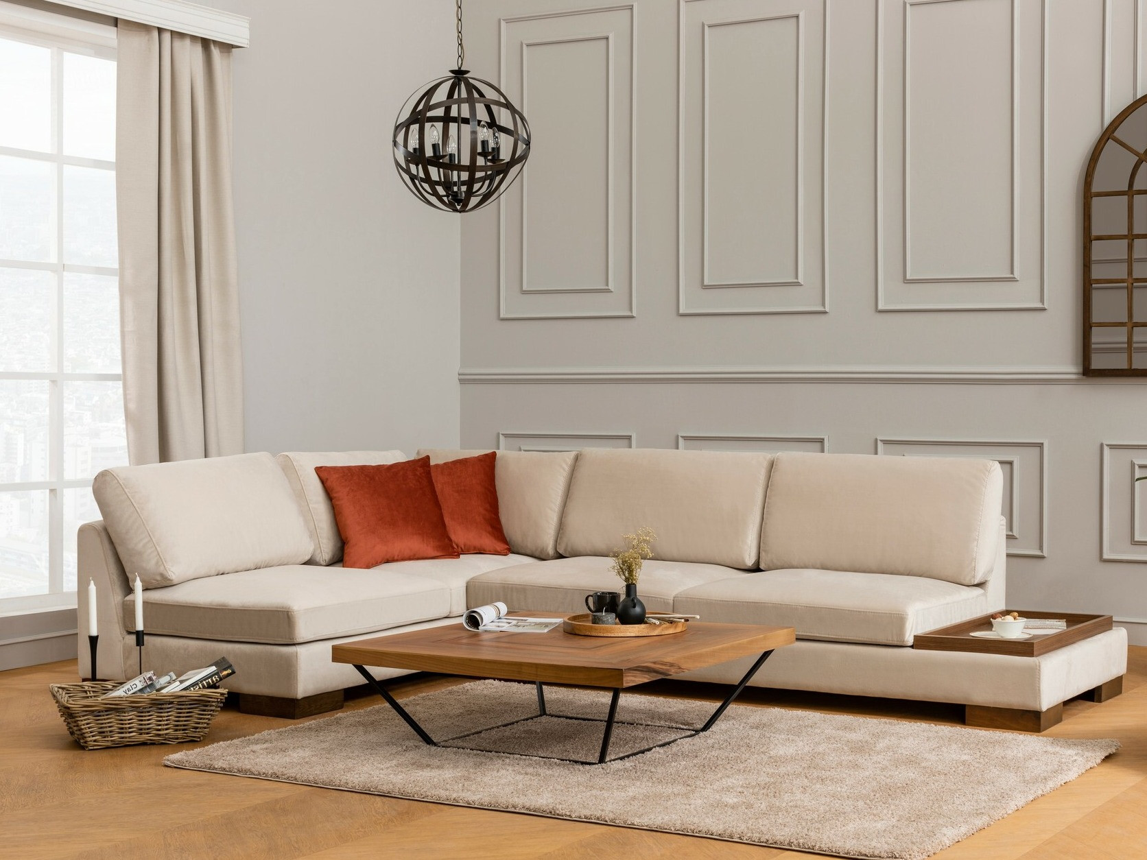 Kotna garnitura Altadena 448 (Bež)