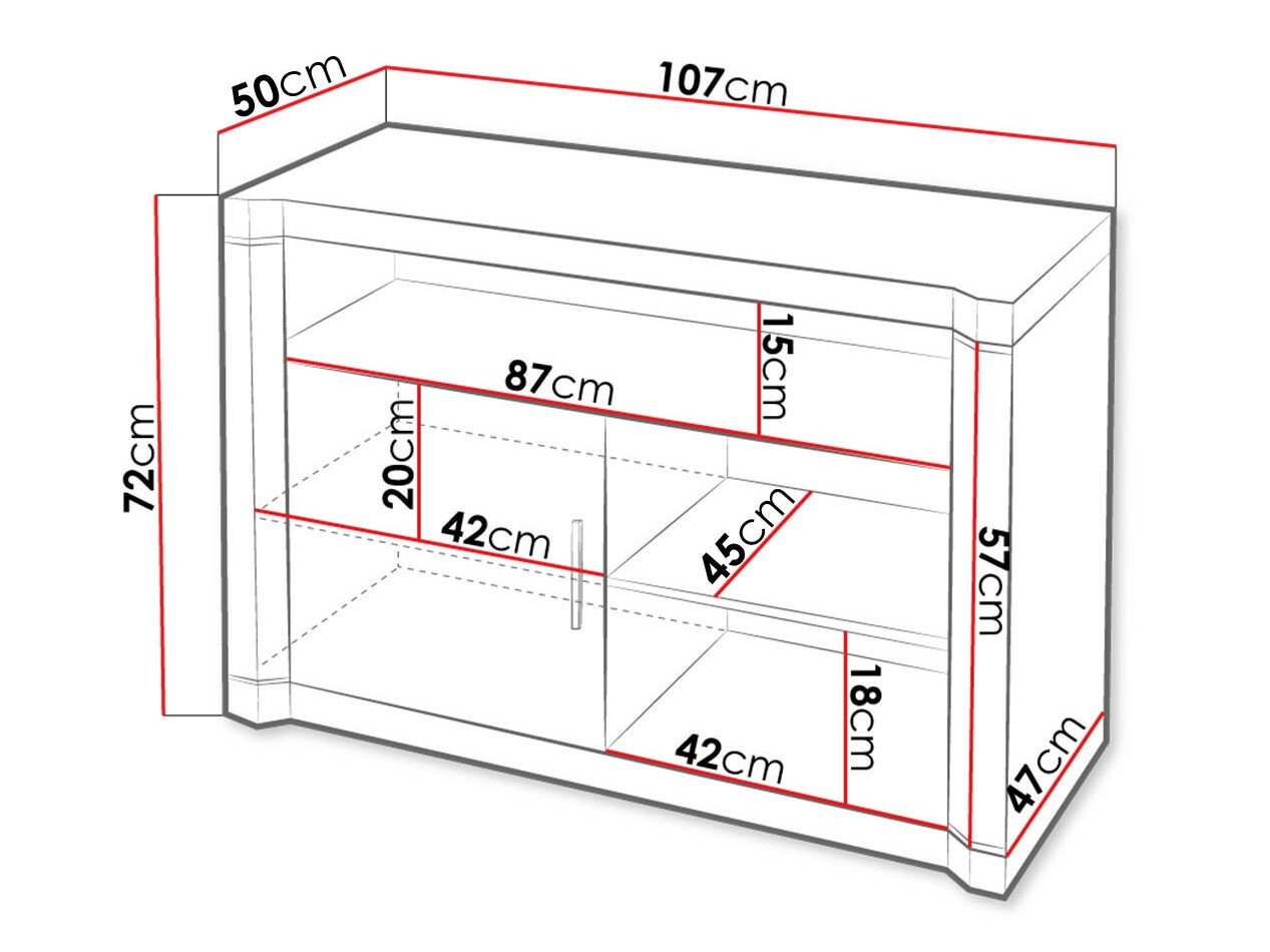 TV-omarica Lorelie 110 (Tartuf hrast)