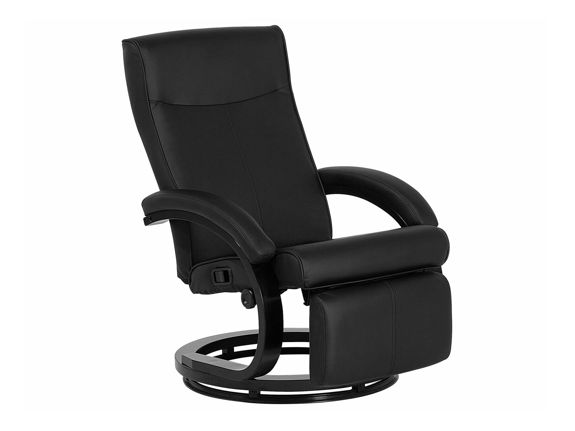 Fotelj s počivalnikom Berwyn 1326 (Črna)