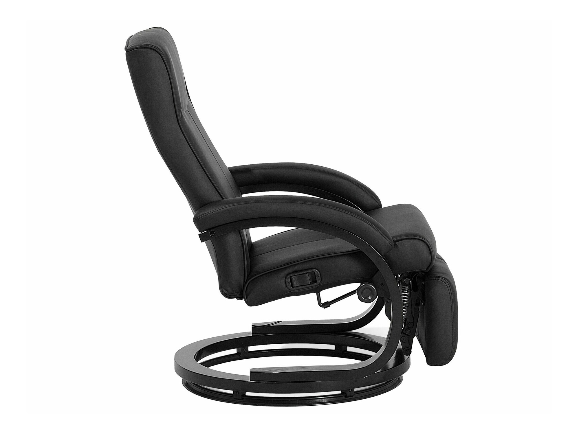 Fotelj s počivalnikom Berwyn 1326 (Črna)