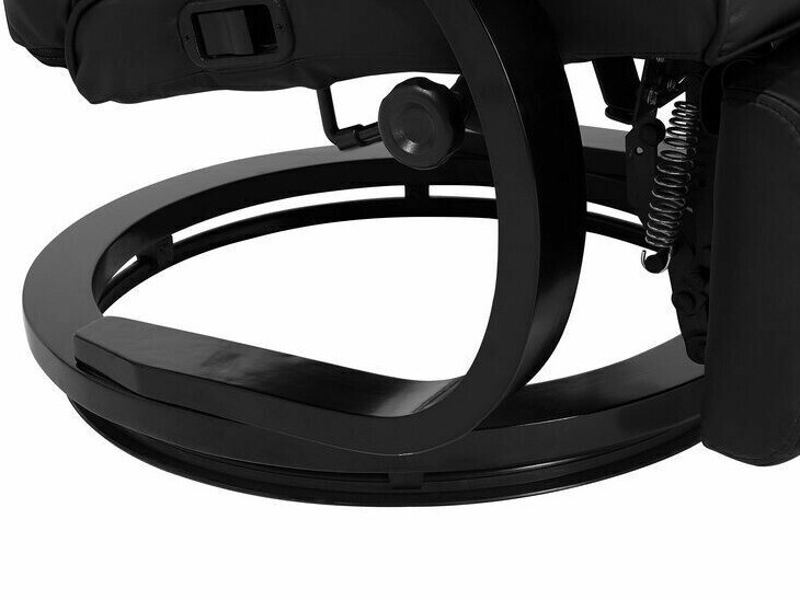 Fotelj s počivalnikom Berwyn 1326 (Črna)