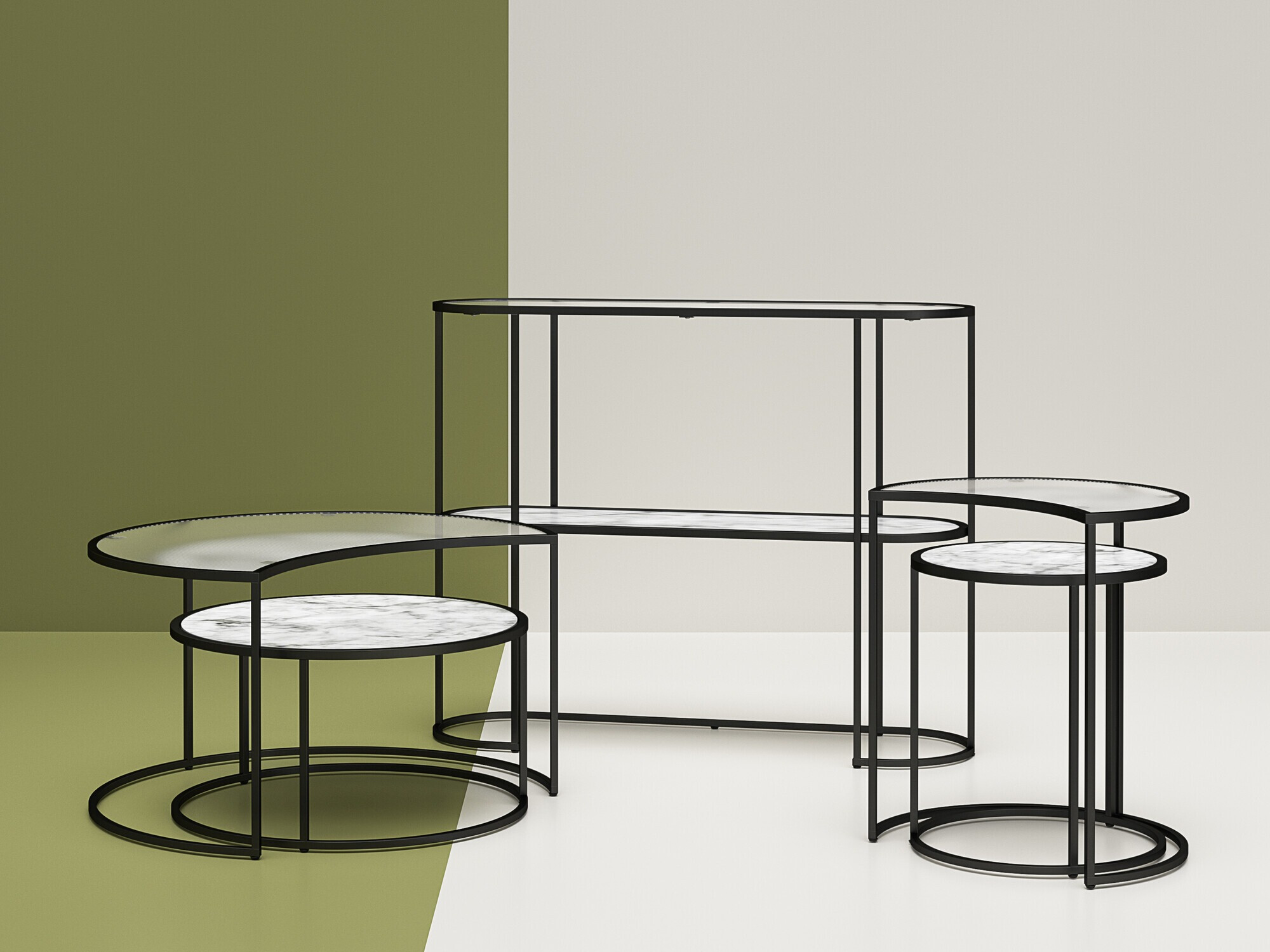 Komplet klubskih mizic Tulsa 628