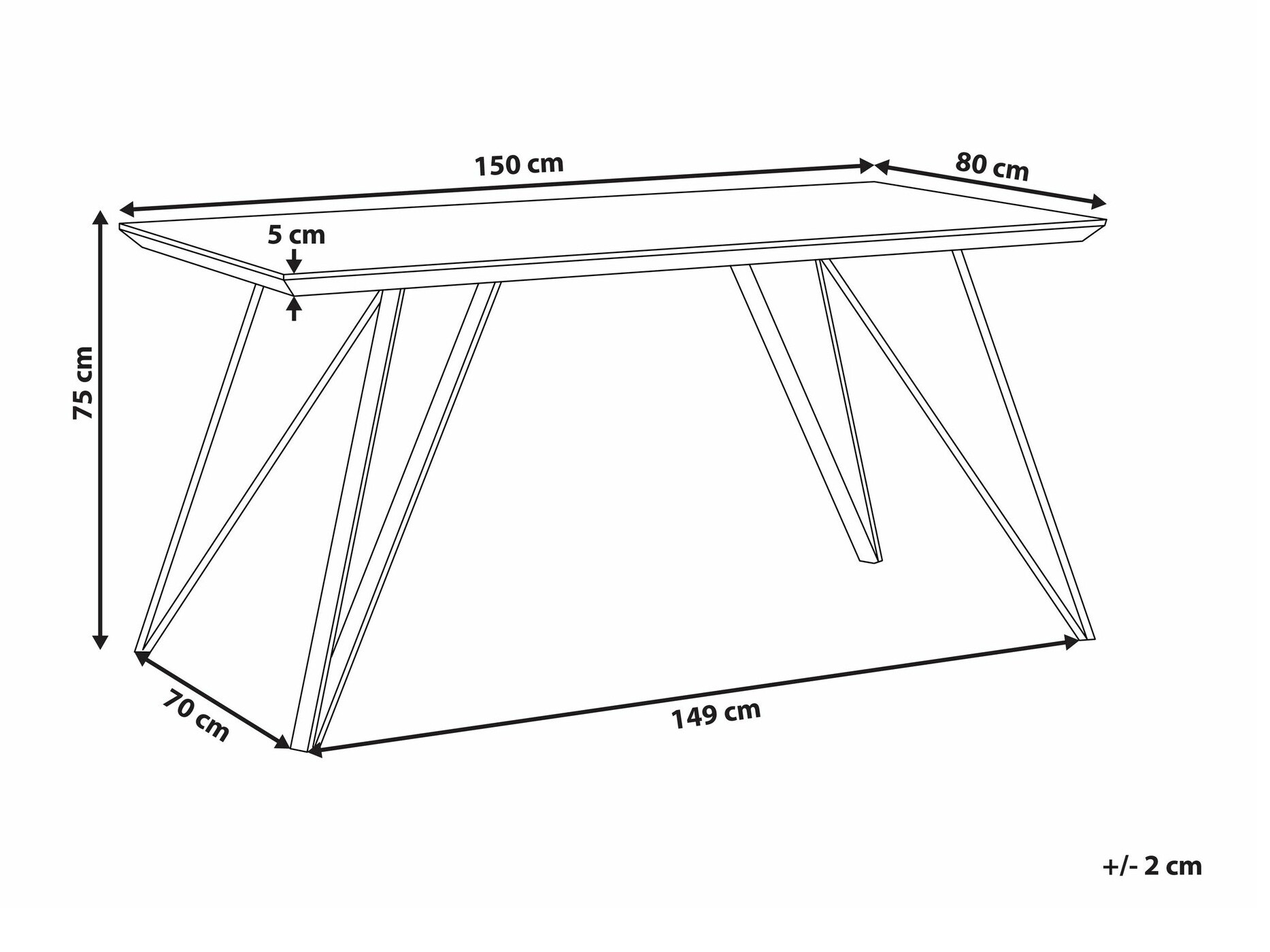 Miza Berwyn 1370 (Zlata + Beli marmor)