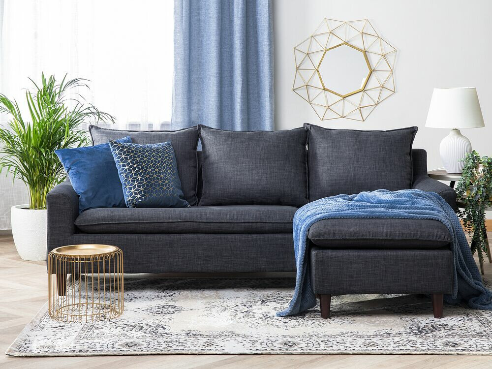 Kotna garnitura Berwyn 1395 (Temno siva)