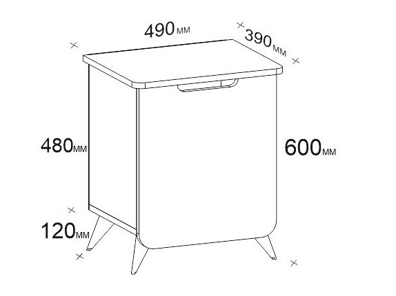 Nočna omarica Kailua 1527
