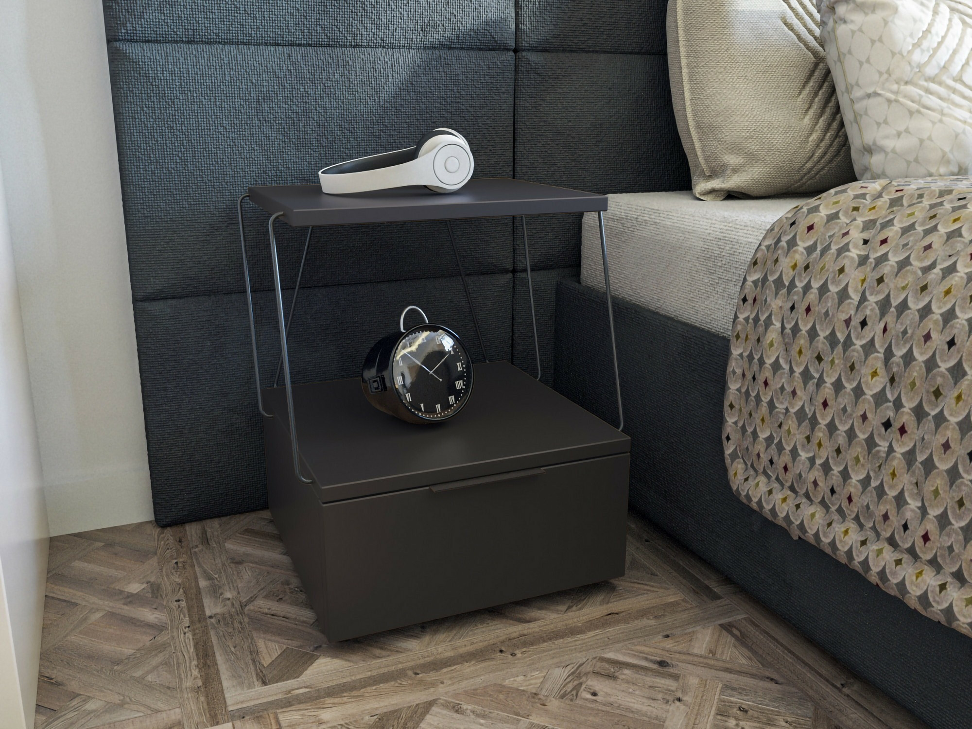 Nočna omarica Kailua 1541 (Antracit)