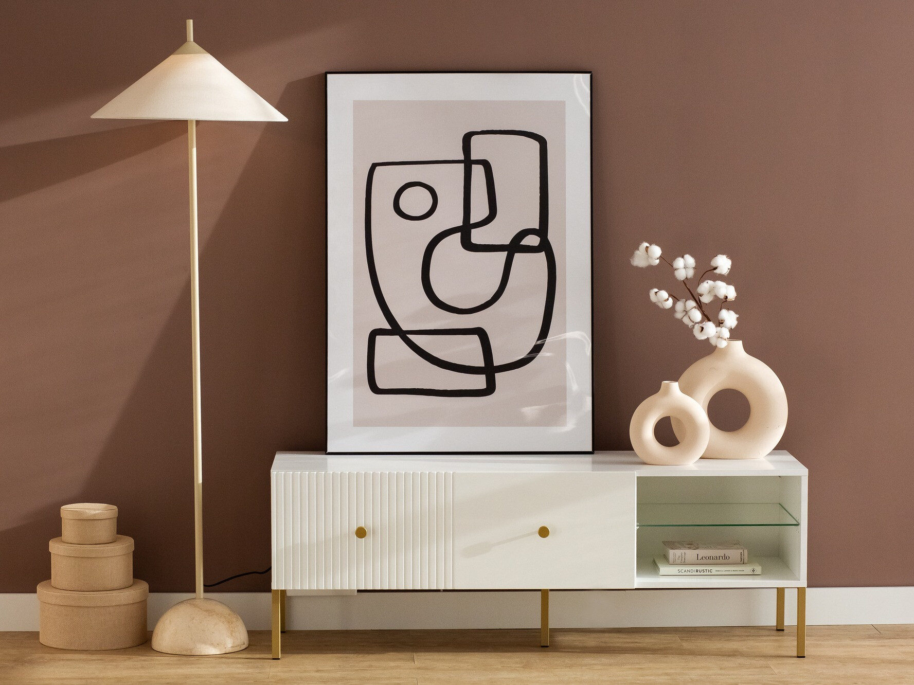 TV-omarica Etliva 104 (Bela + Zlata)