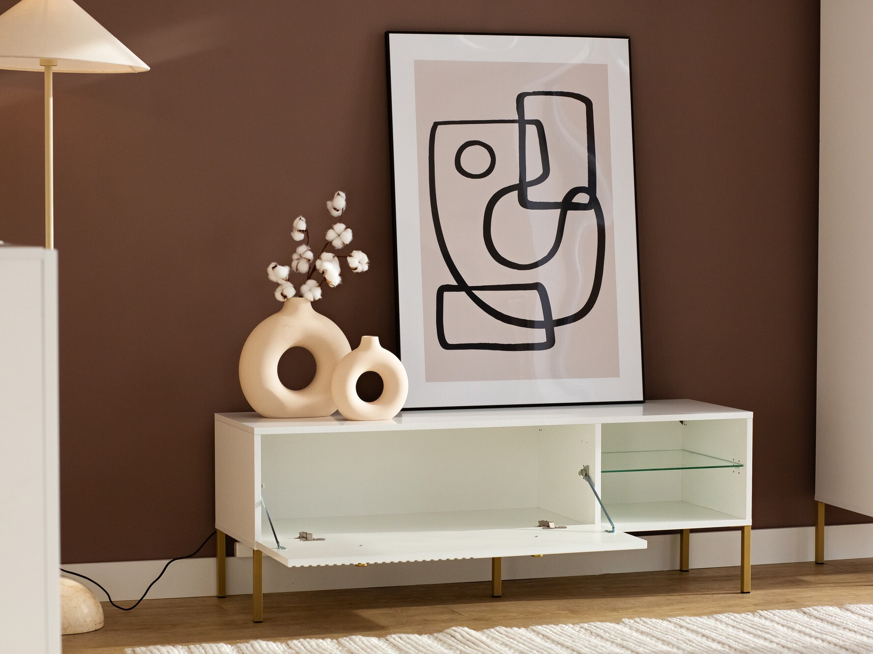 TV-omarica Etliva 104 (Bela + Zlata)