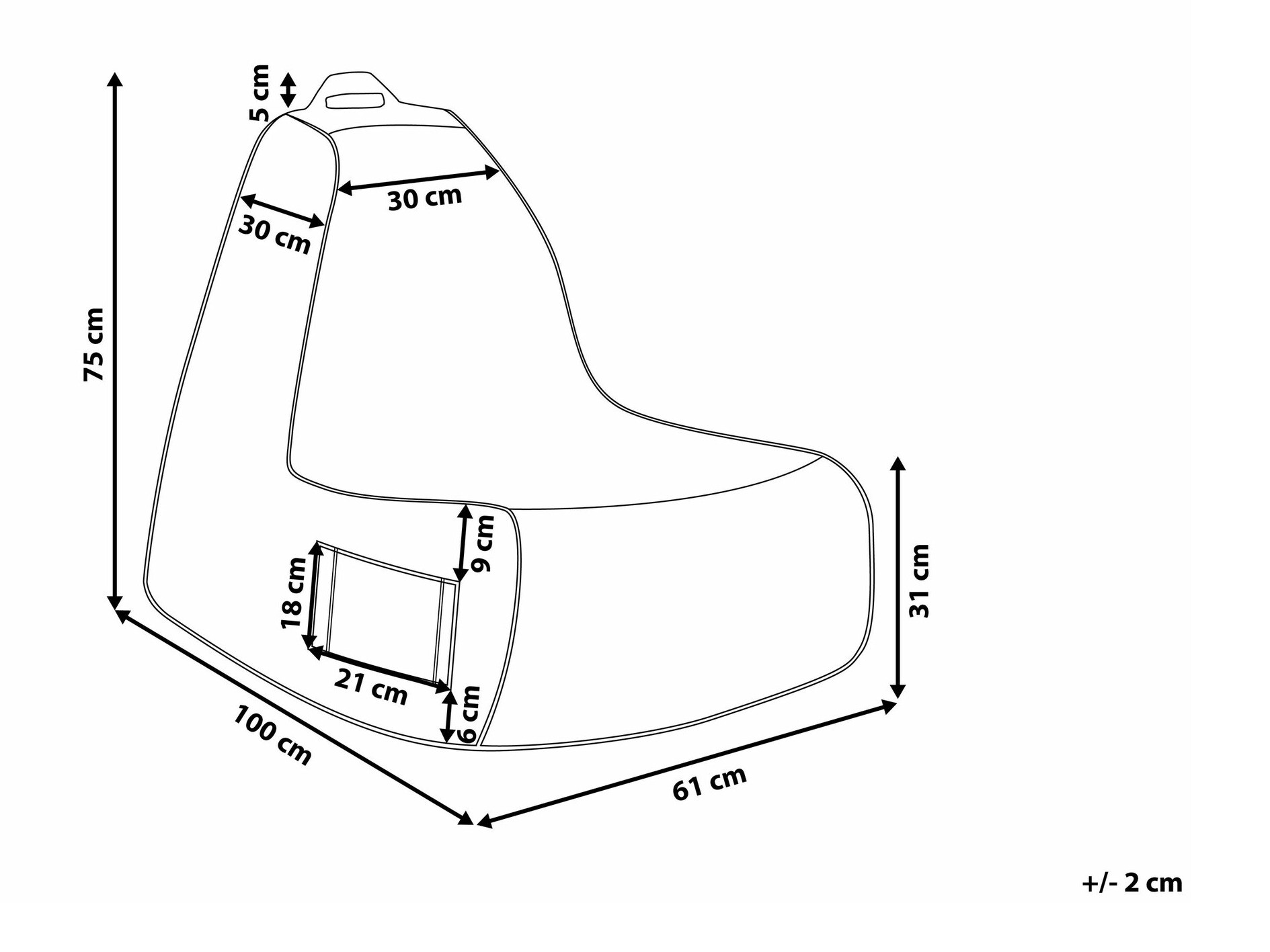 Sedežna vreča Berwyn 1454